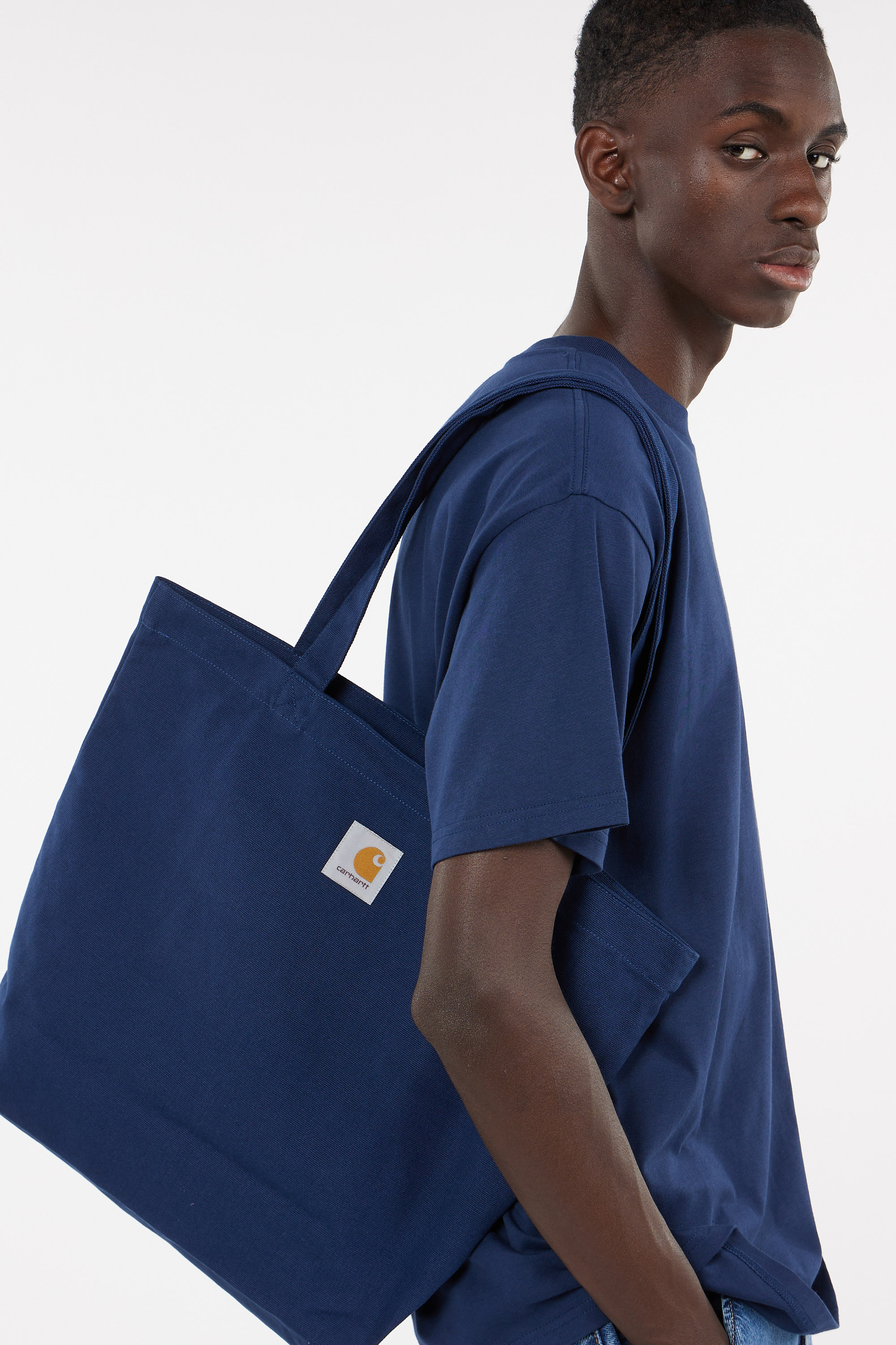 Sac shopping Bleu