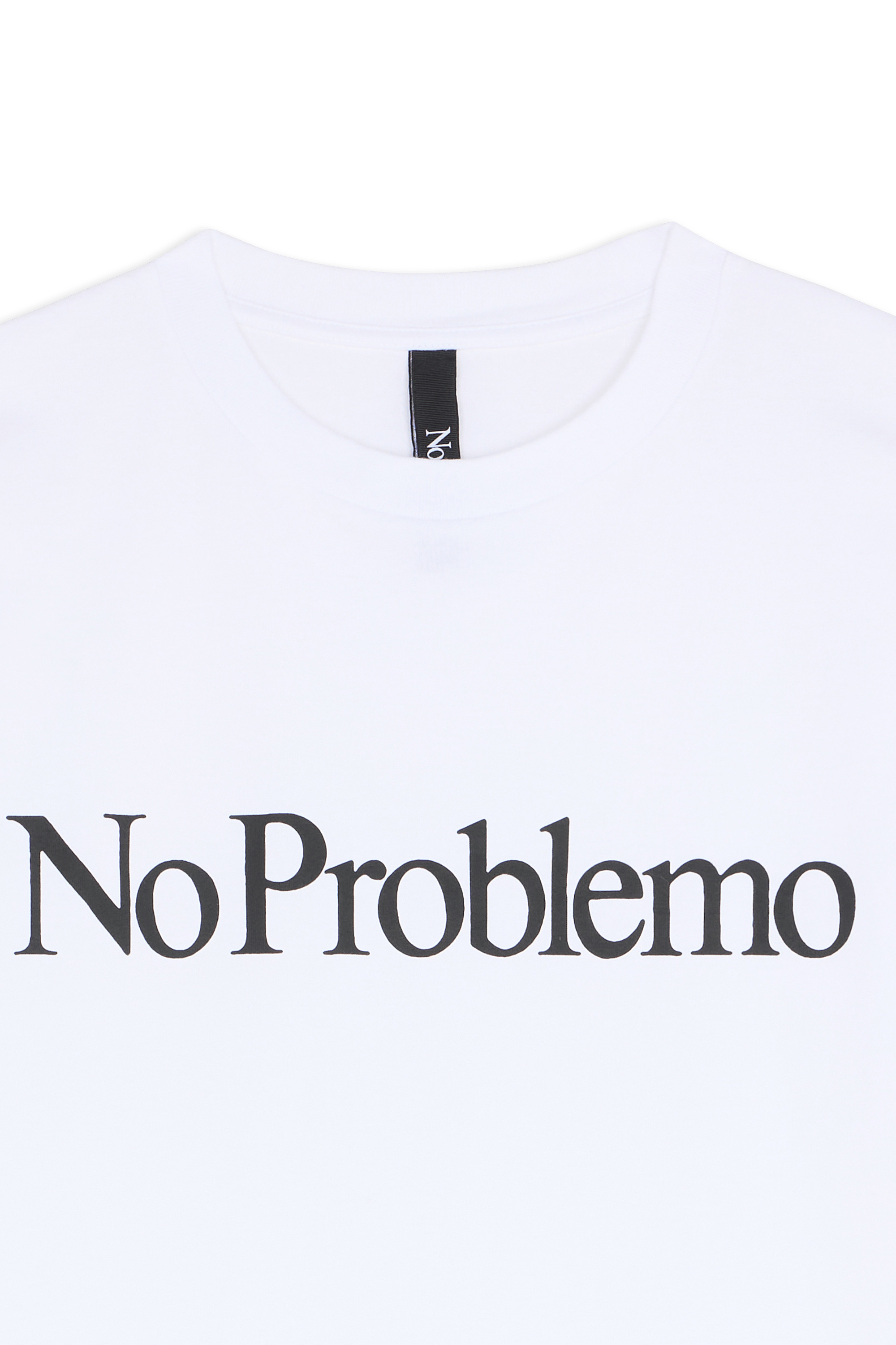 Regular-fit round-neck cotton T-shirt White