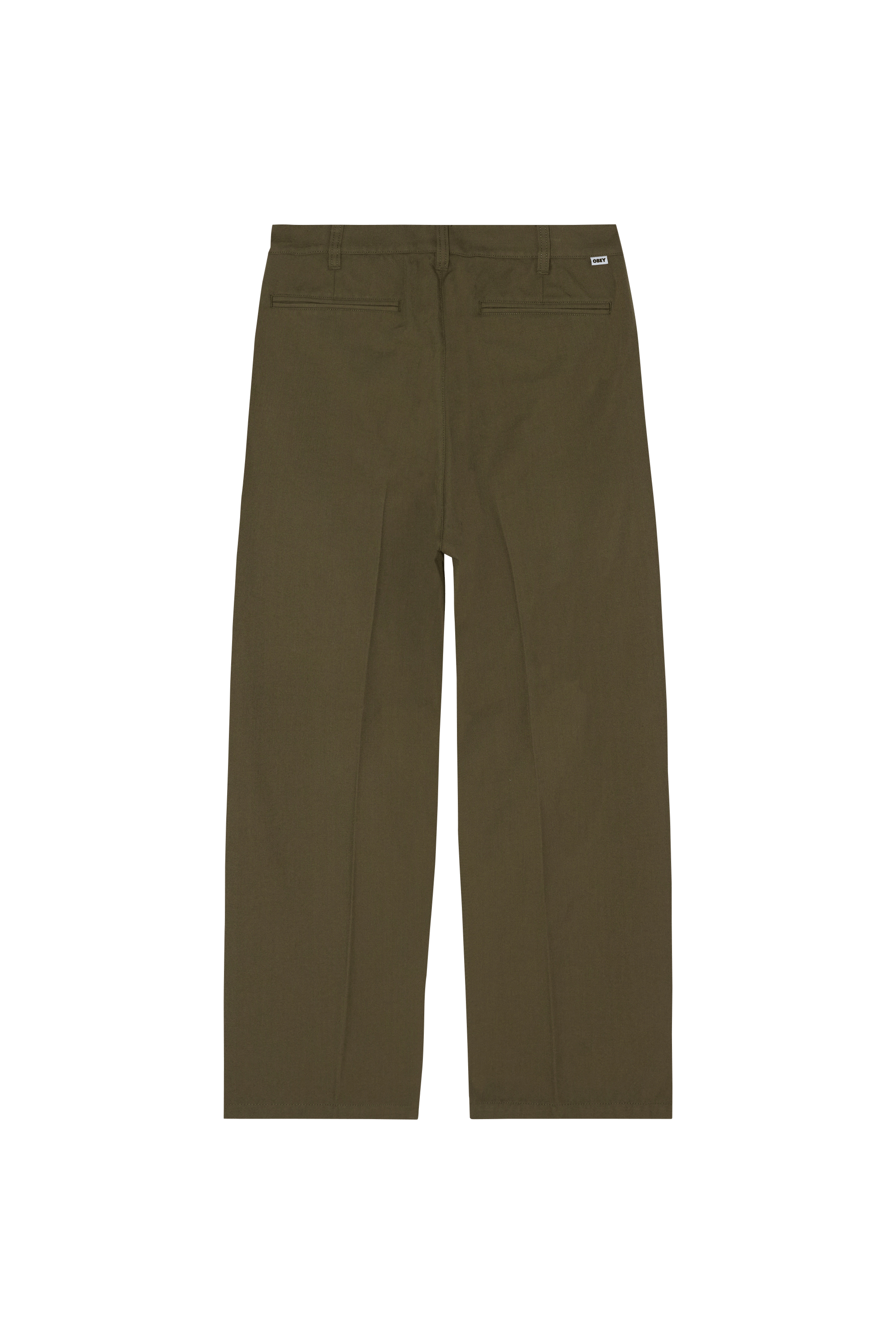 Wide-leg pants OBEY Khaki
