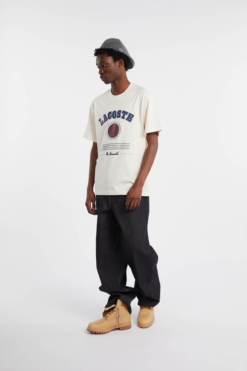 LACOSTE T-shirt Beige