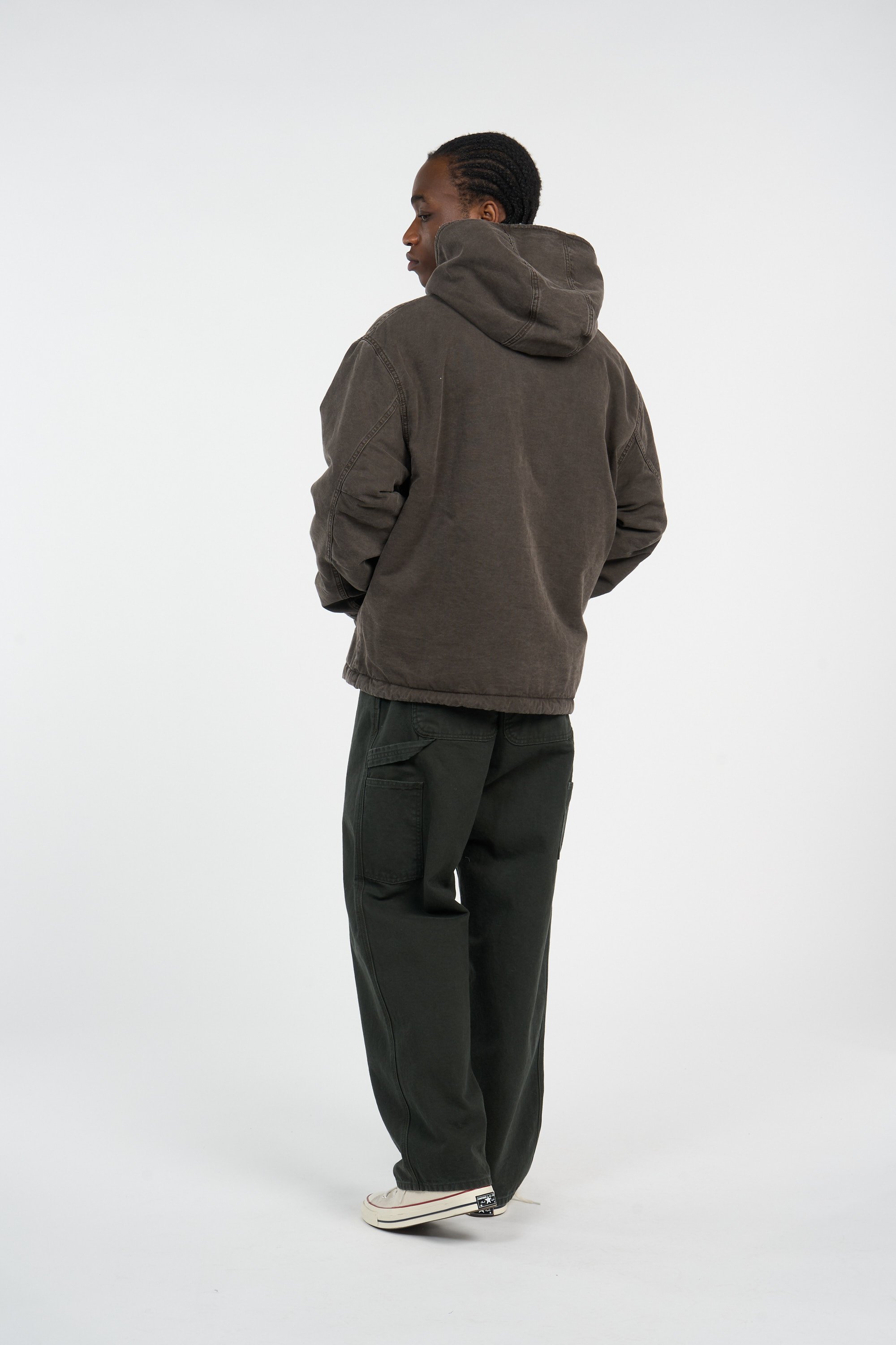 Veste à capuche Marron