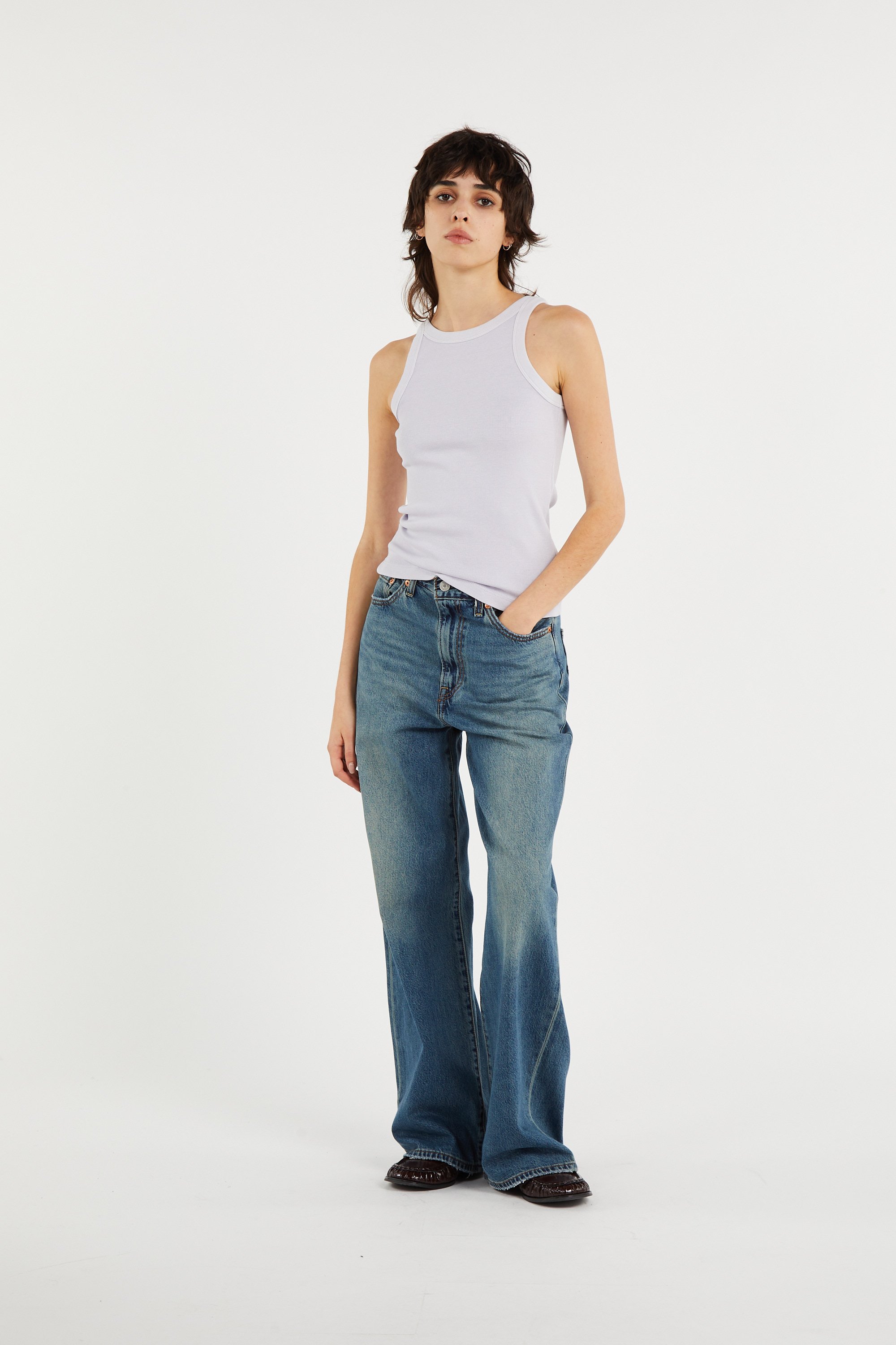 Round neck tank top LEVI'S Purple