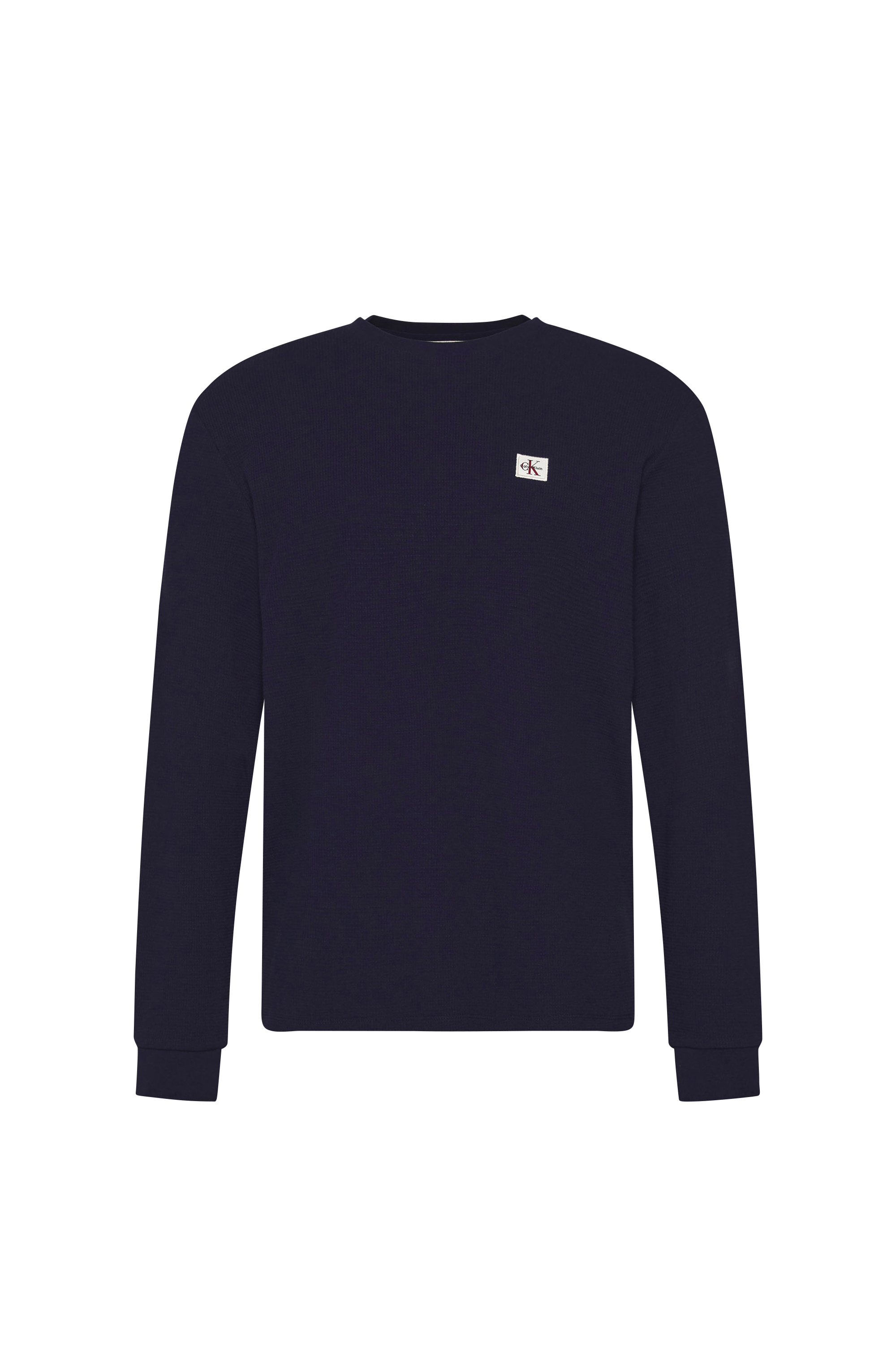 Pull LS WAFFLE BADGE CREW Marine