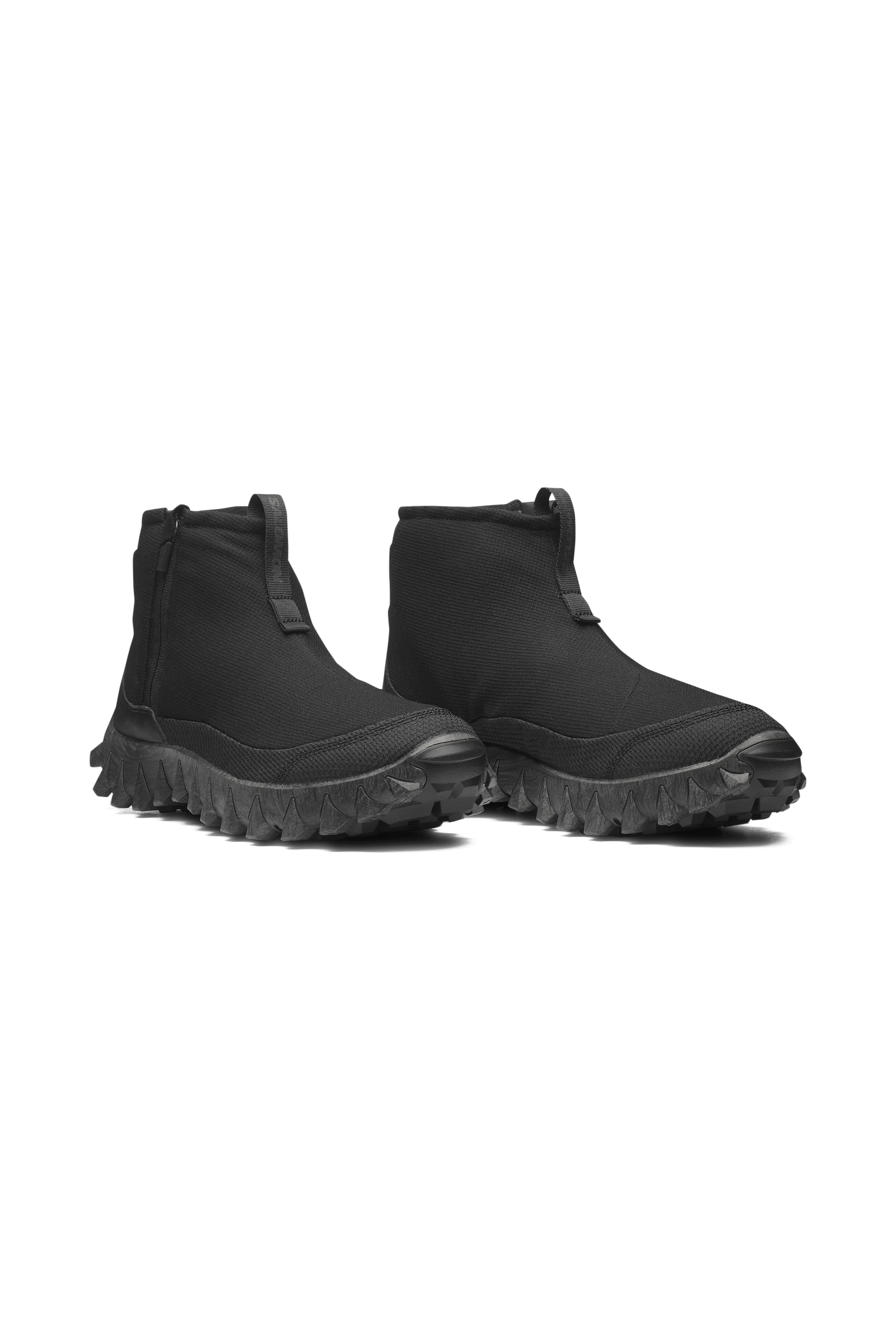 Men?s Storm 96 LO fabric and leather sneakers | Black SALOMON Men