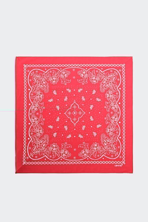 LEVI'S Bandana imprimé cachemire en coton Rouge