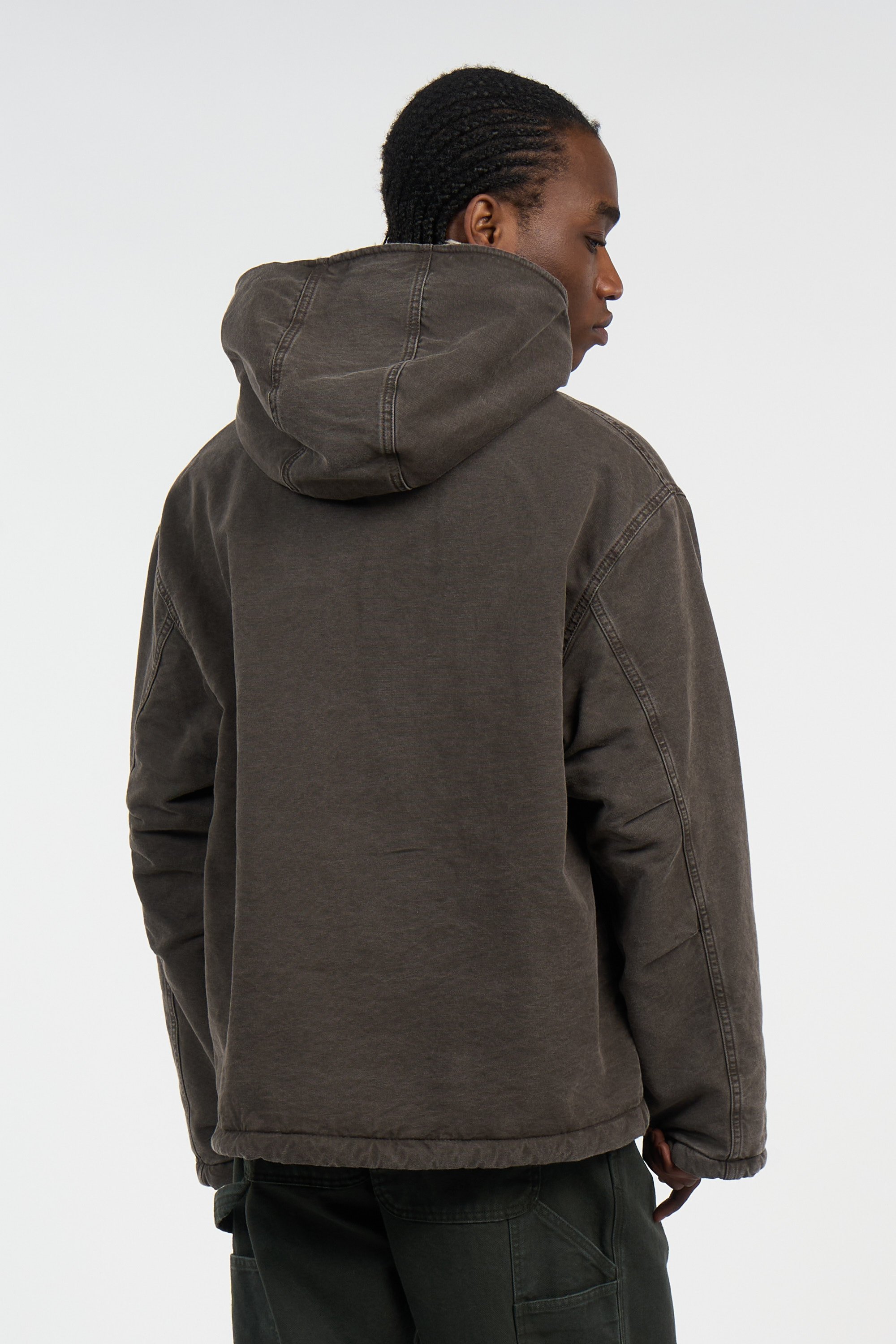 Veste à capuche Marron