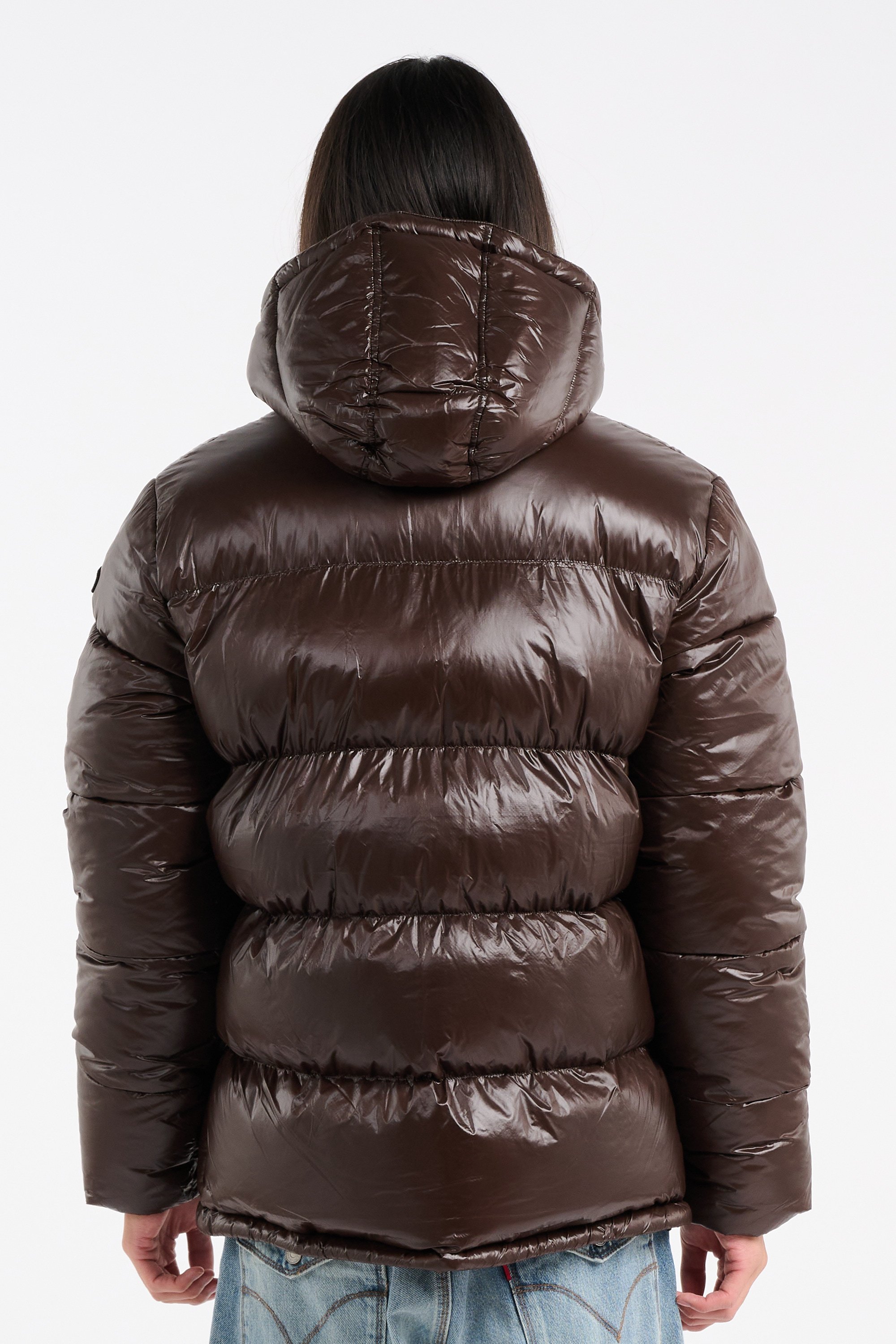 puffer coat | Brown SCHOTT Men