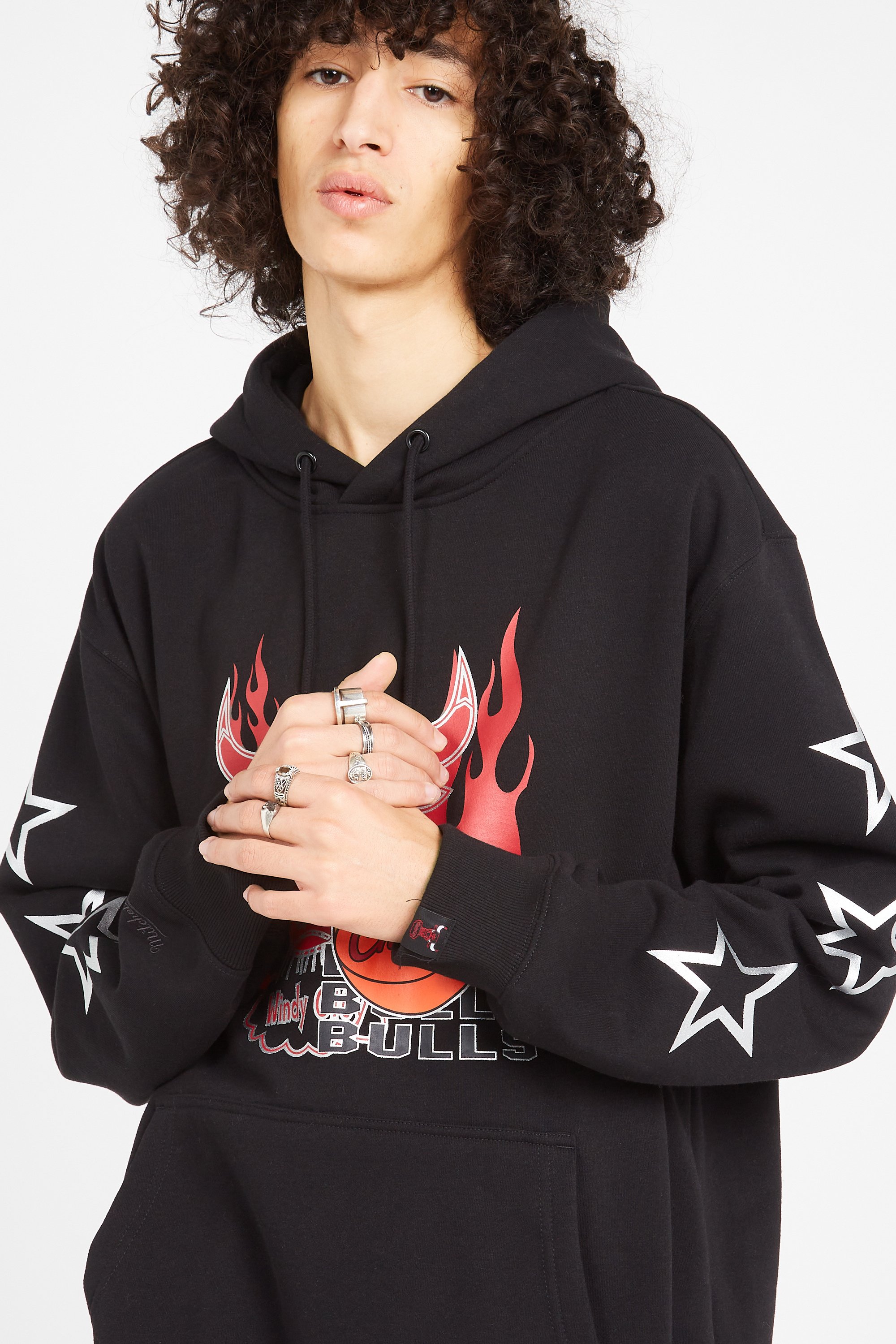 Hoodie | Black by MITCHELL & NESS Hoodie Black