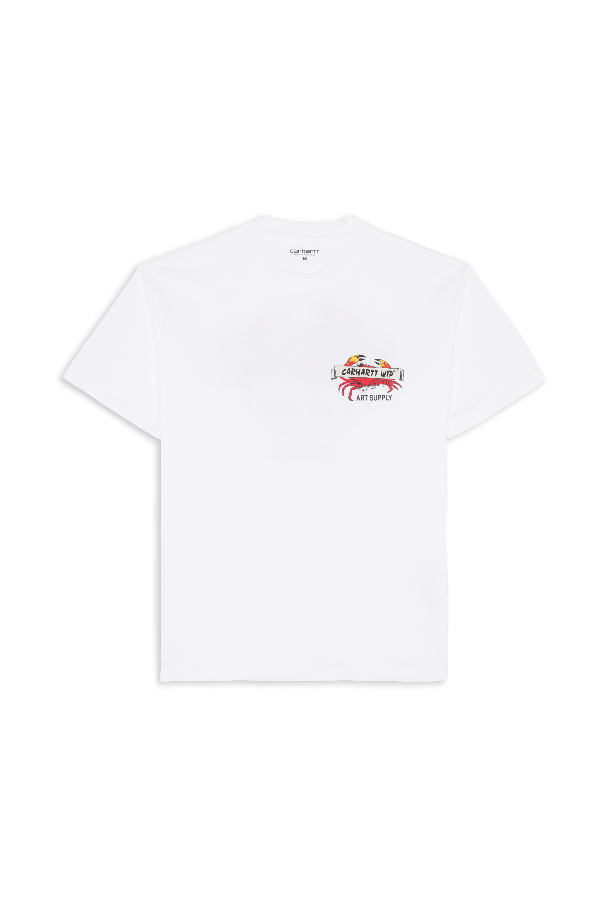Regular-fit round-neck cotton T-shirt White