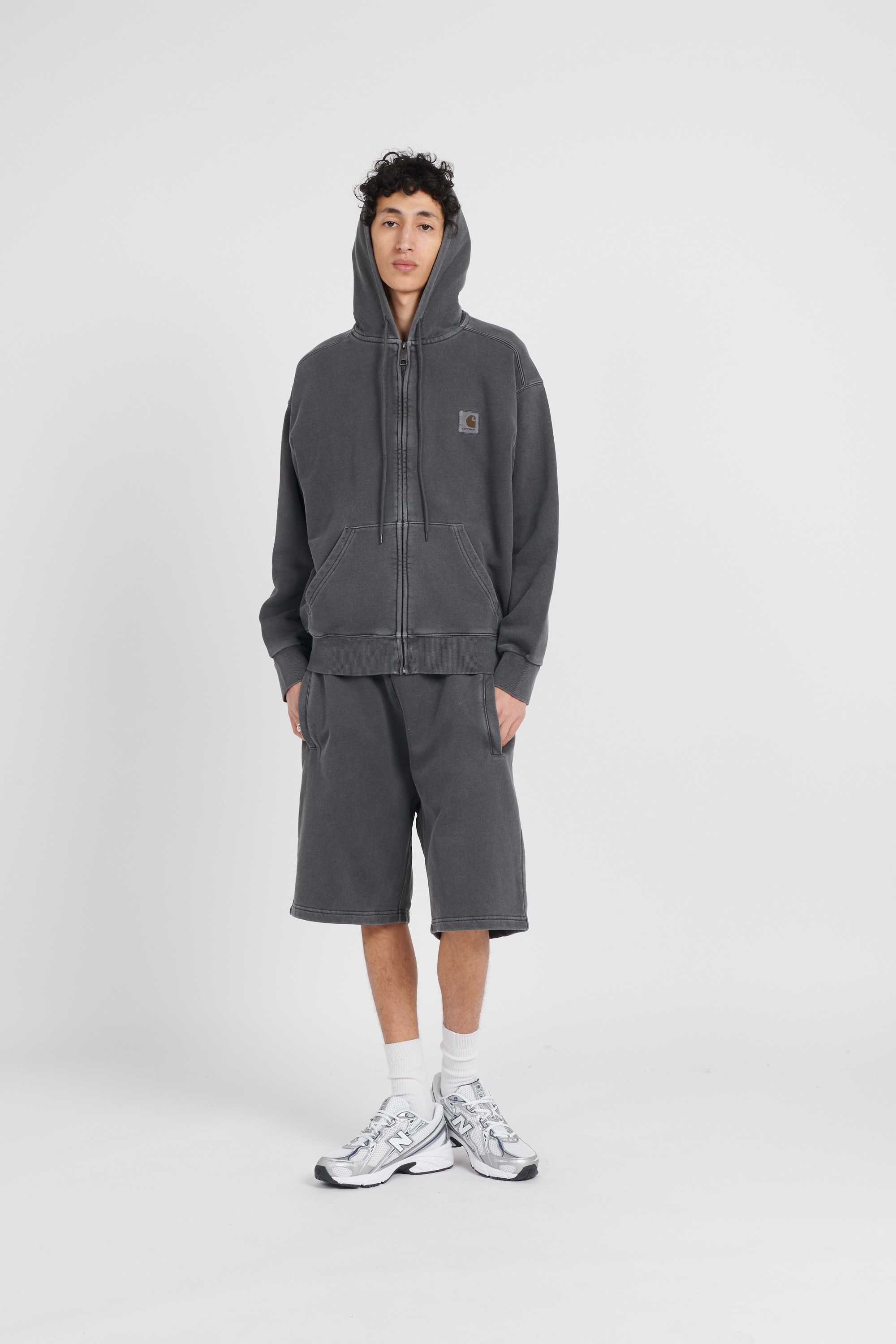 zip-up hoodie Grey
