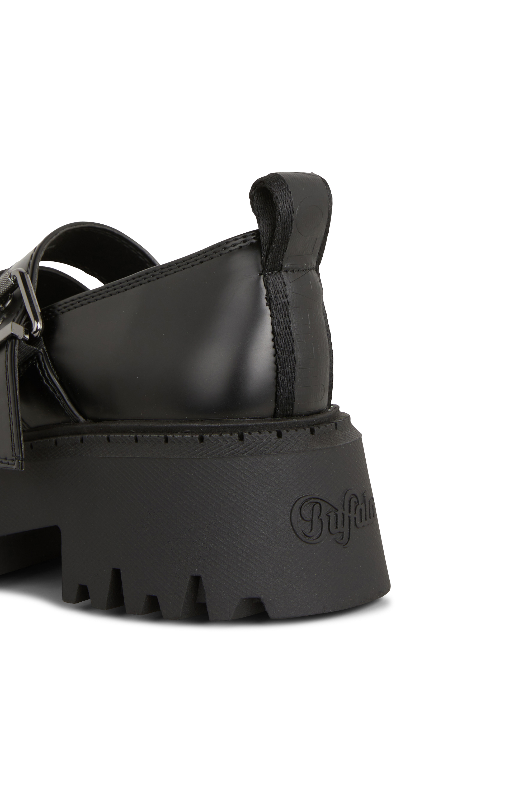 Leather deck shoes Black