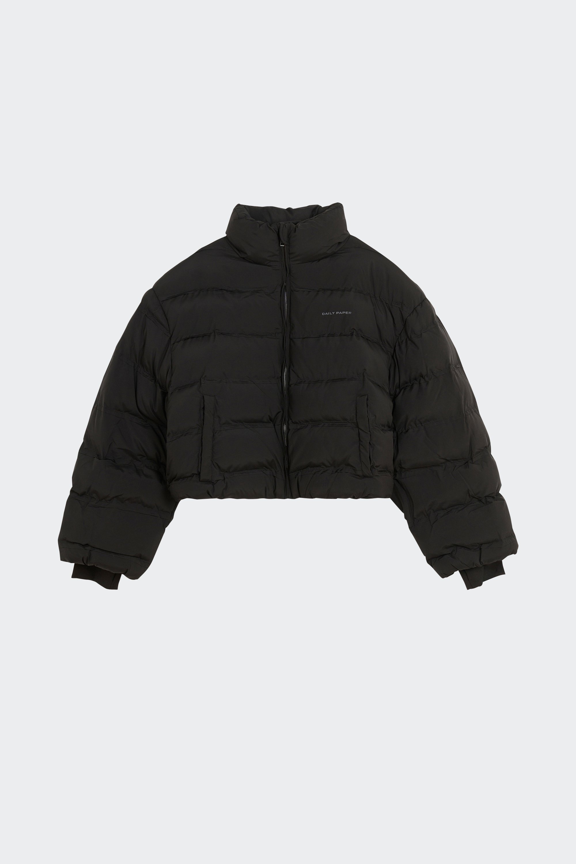 Lightweight quilted padded jacket with high neck | Black by DAILY PAPER Lightweight quilted padded jacket with high neck Black