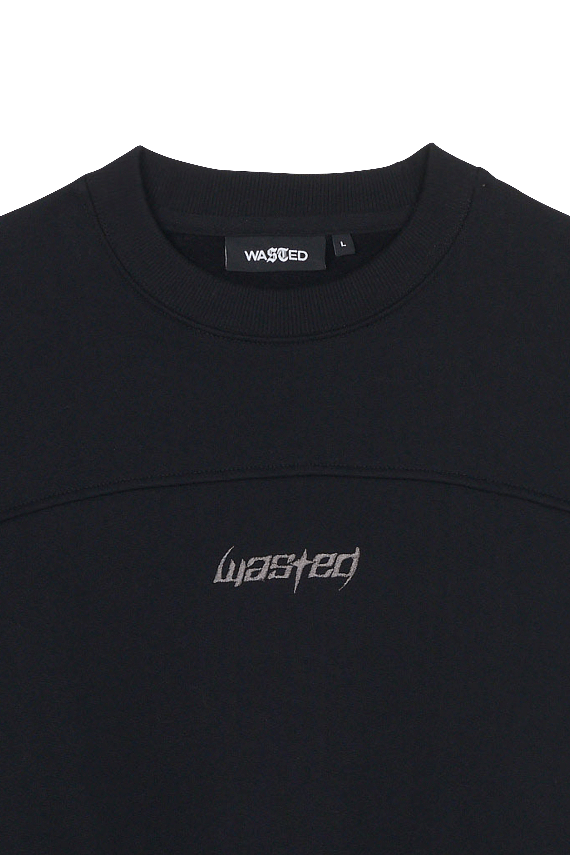 Sweatshirt | Noir WASTED Homme