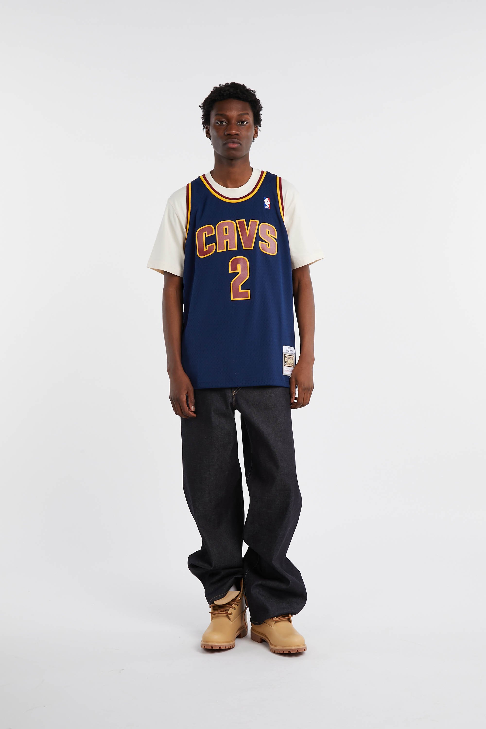 Jersey MITCHELL & NESS Bleu