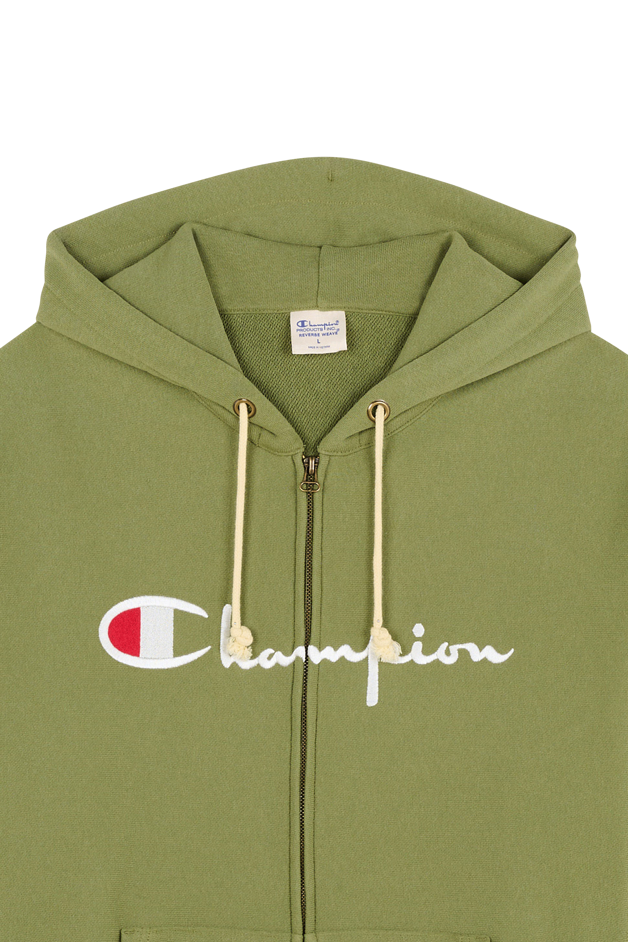 Hoodie zippé Vert