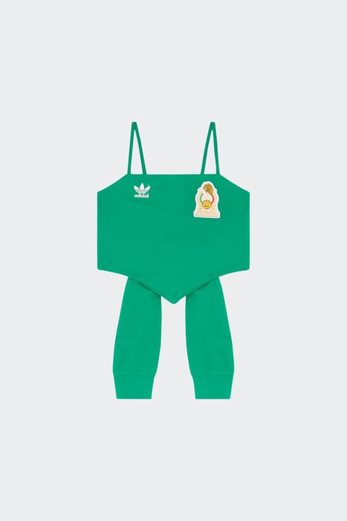 Adidas - Top - Taille L Vert femme