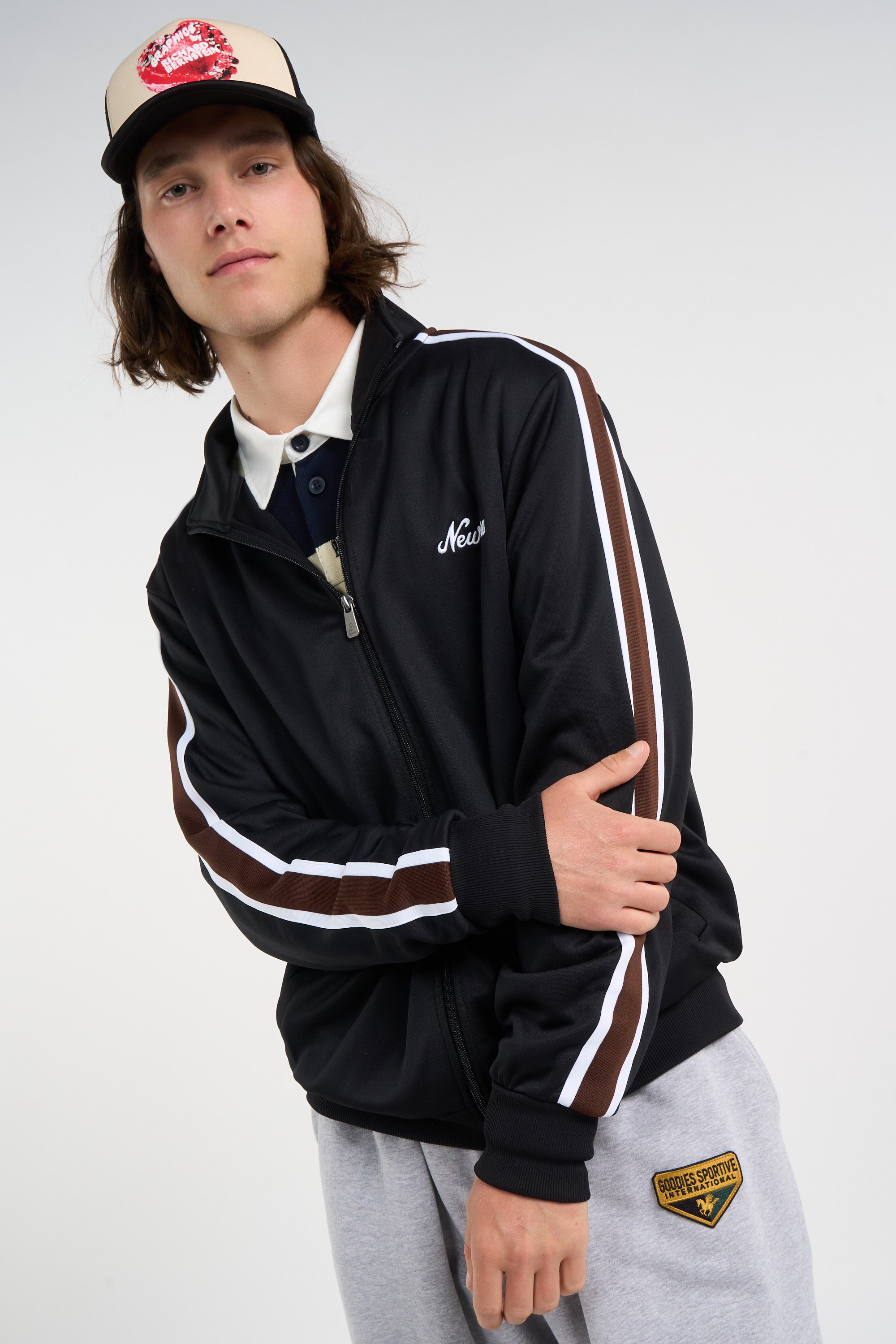 Veste de survêtement  Marron