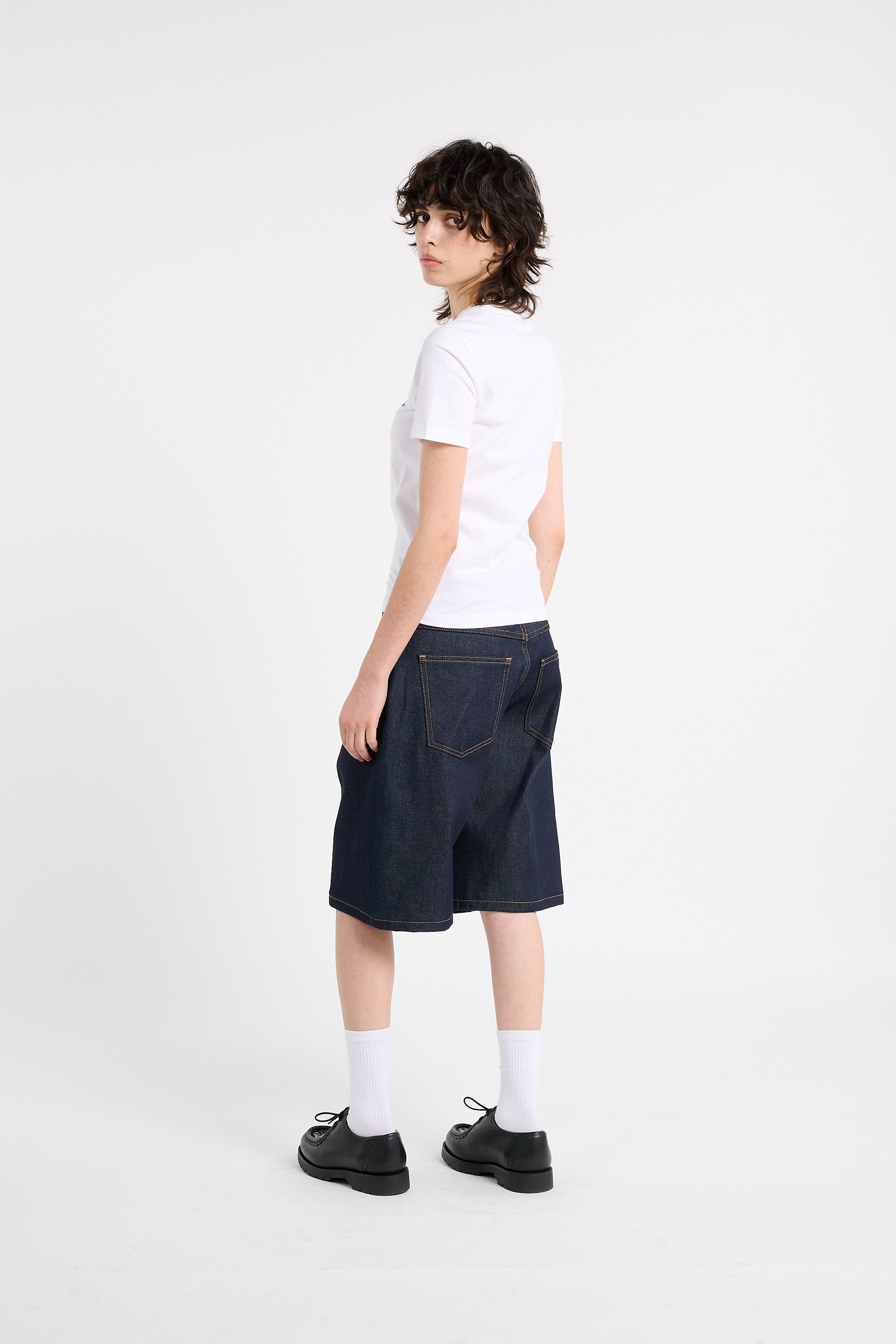 Round neck organic cotton t-shirt | White CARHARTT WIP Women