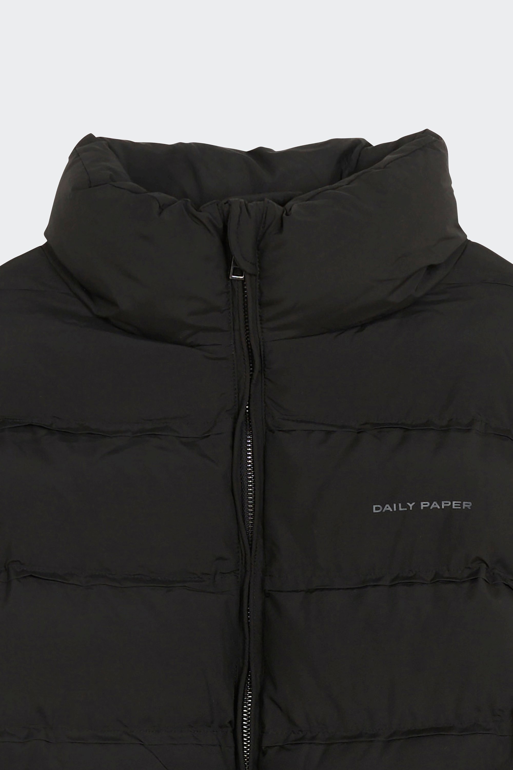 Lightweight quilted padded jacket with high neck | Black by DAILY PAPER Lightweight quilted padded jacket with high neck Black