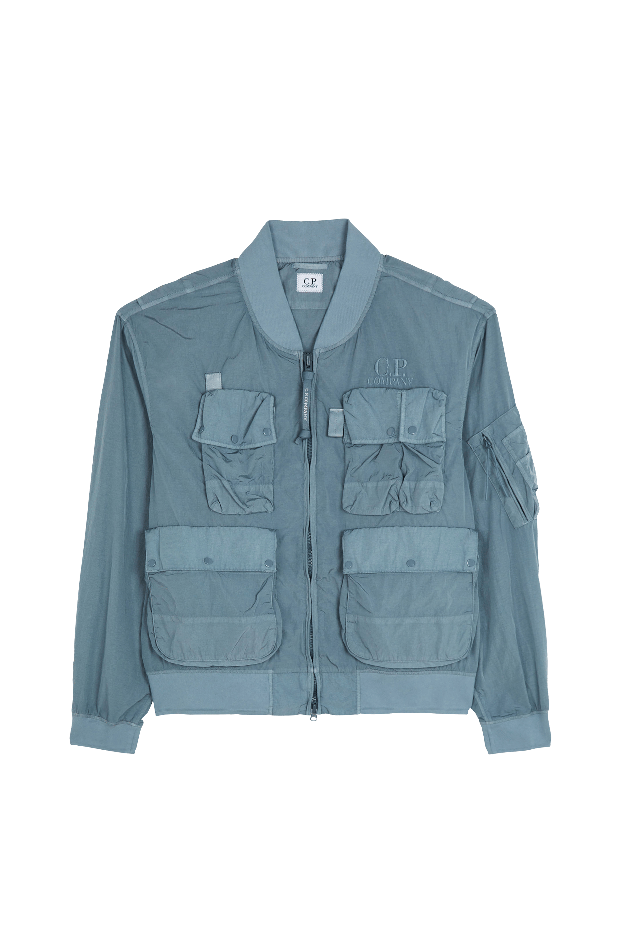 Bomber Jacket Chrome-r Multipocket Blue C.p. Company - Men | Citadium