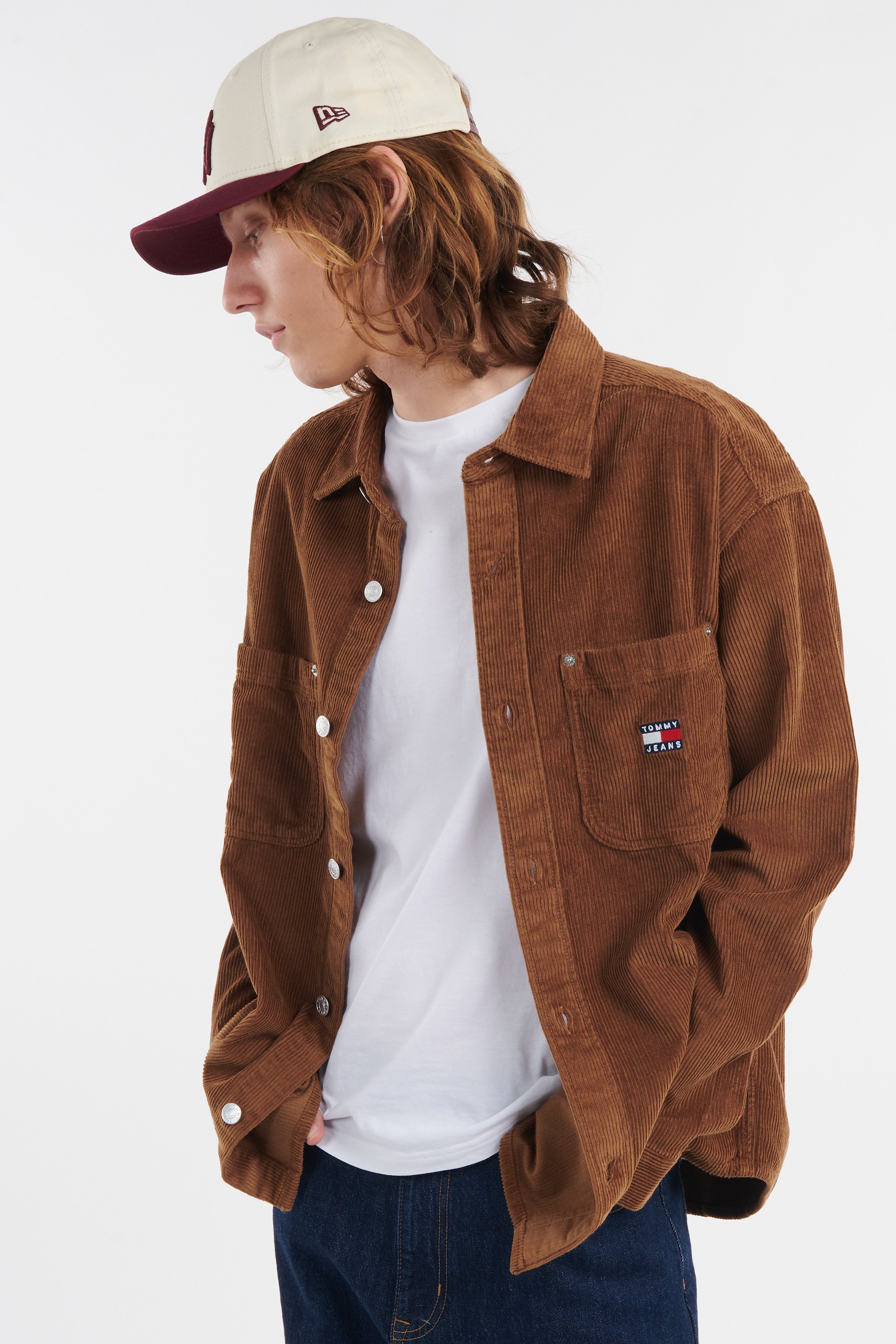 Shirt | Brown by TOMMY JEANS Shirt Brown