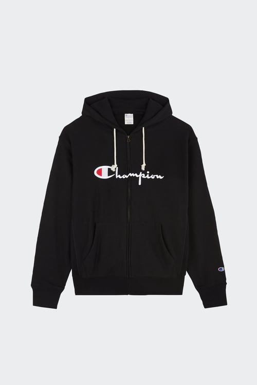 Hoodie zippé - Taille L Noir