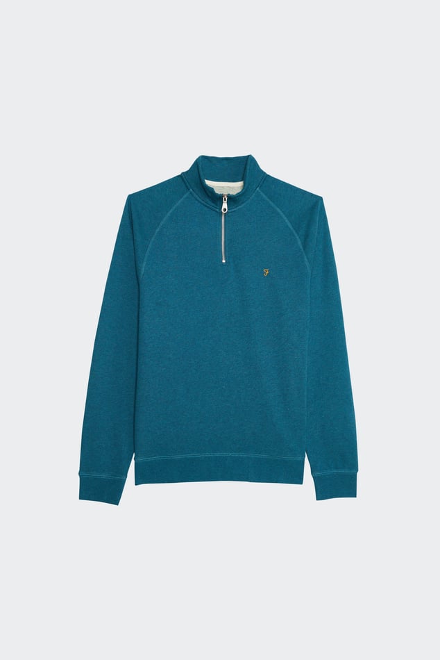 Zip-up Sweatshirt Jim Blue Farah - Men | Citadium Zip-up Sweatshirt Jim Blue Farah - Men | Citadium