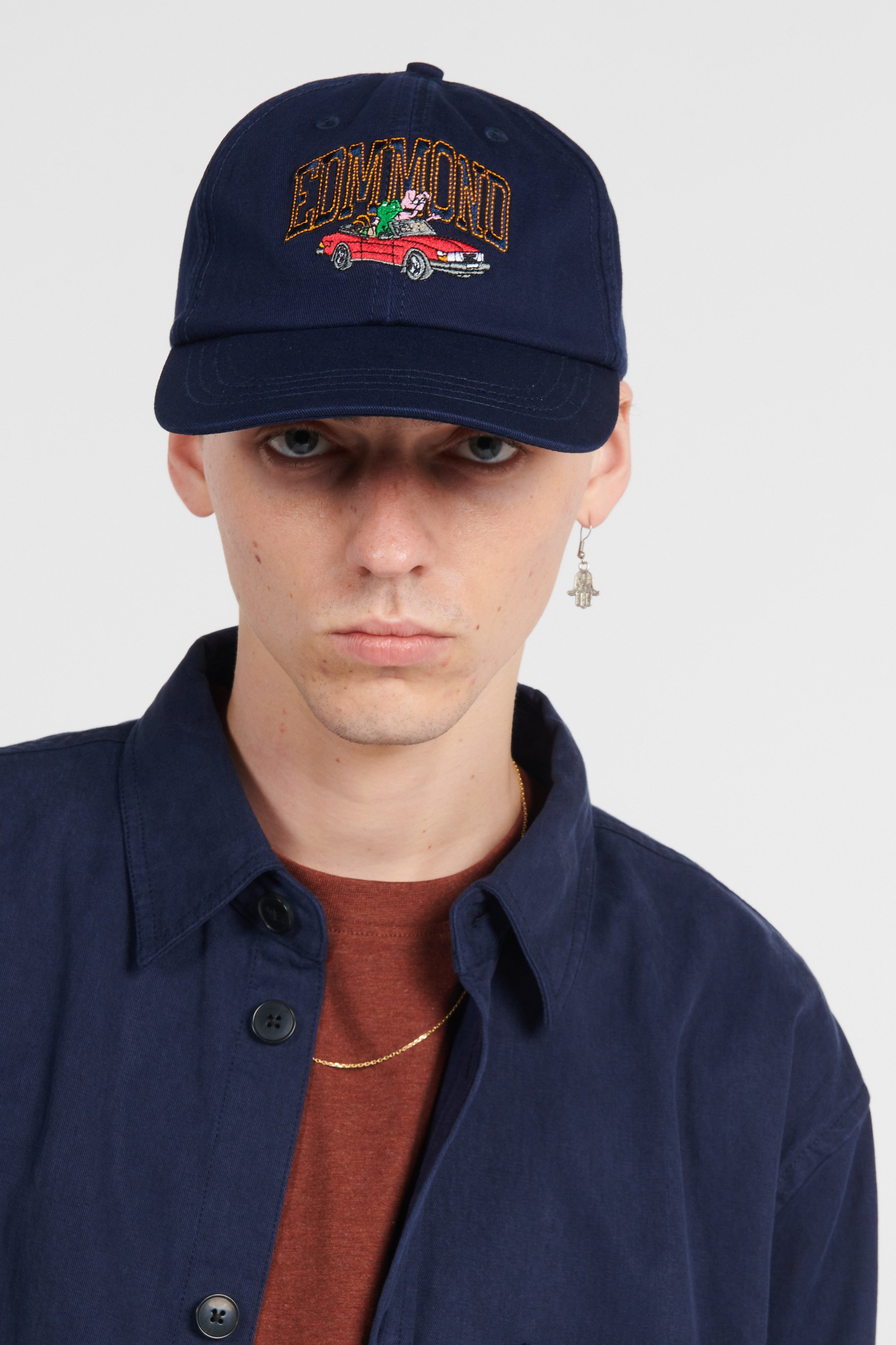 Casquette  EDMMOND STUDIOS Bleu