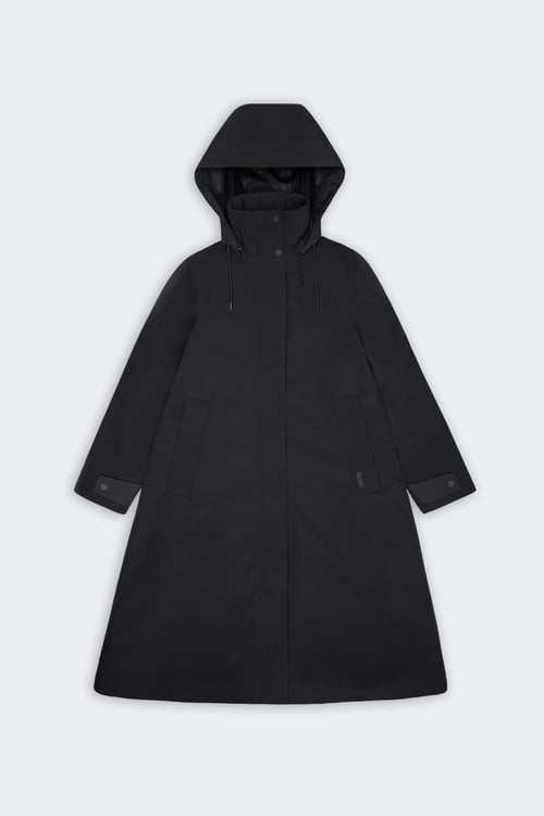 RAINS Parka Noir
