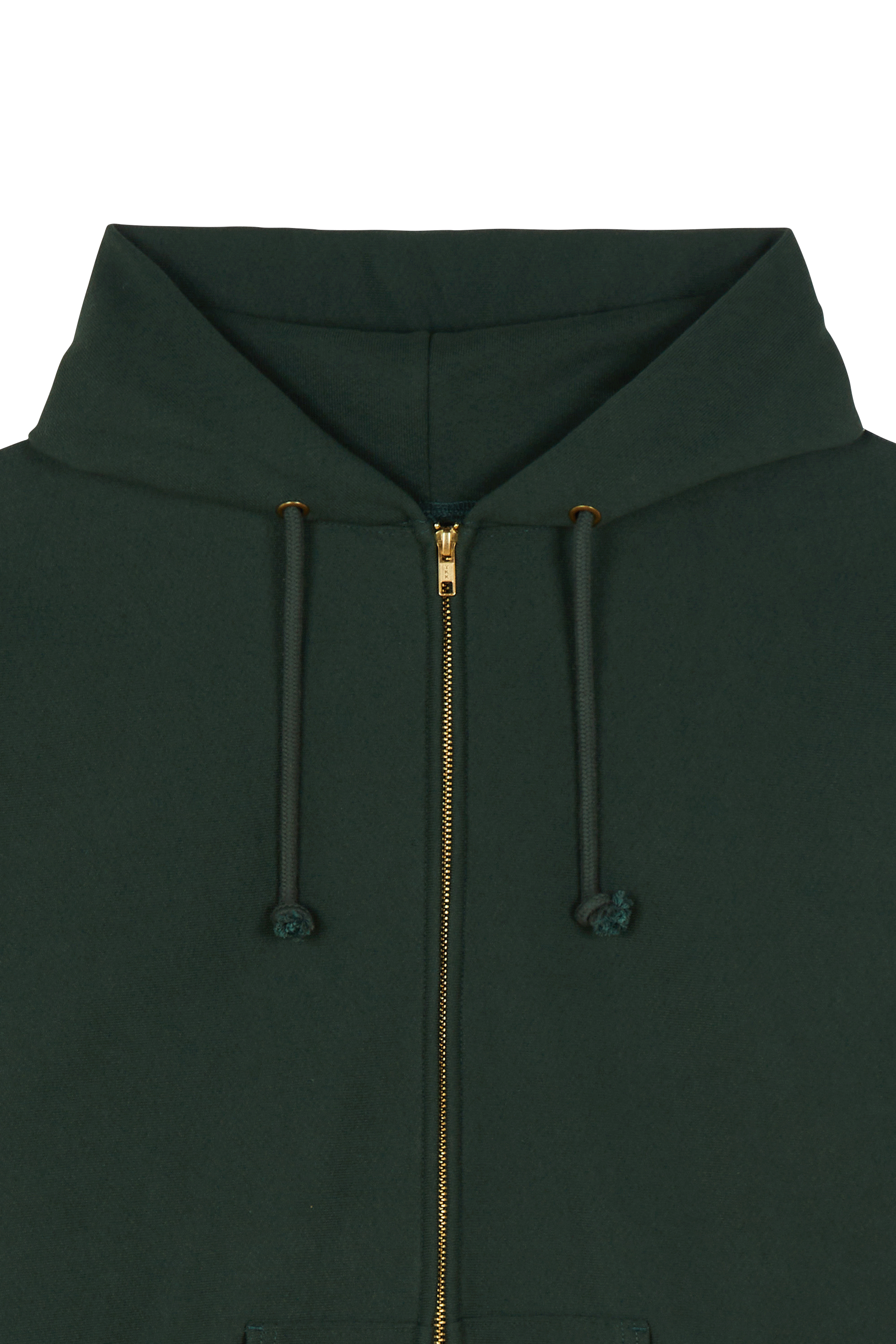 Hoodie zippé Vert