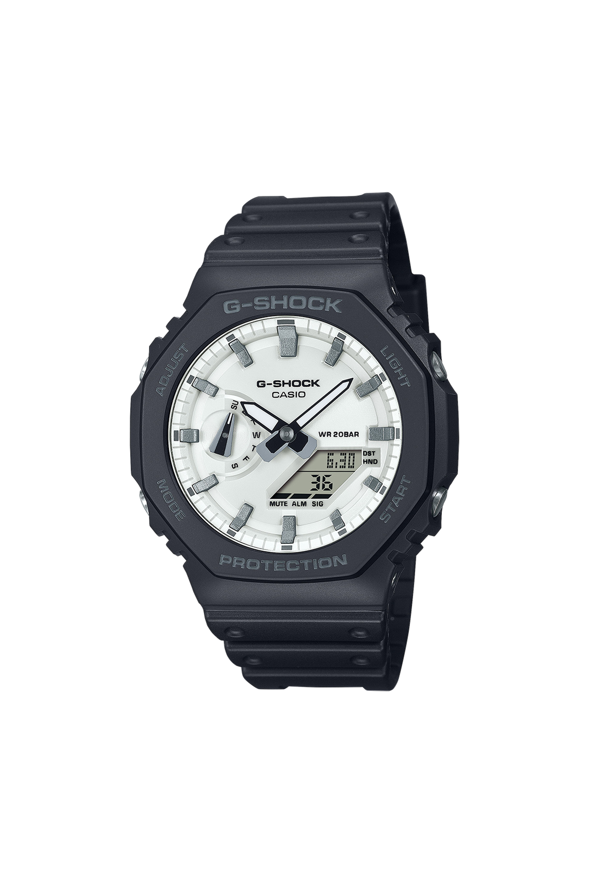 Auto-Illuminator resin watch Black