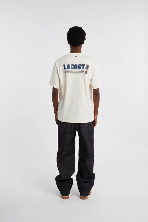 LACOSTE T-shirt Beige