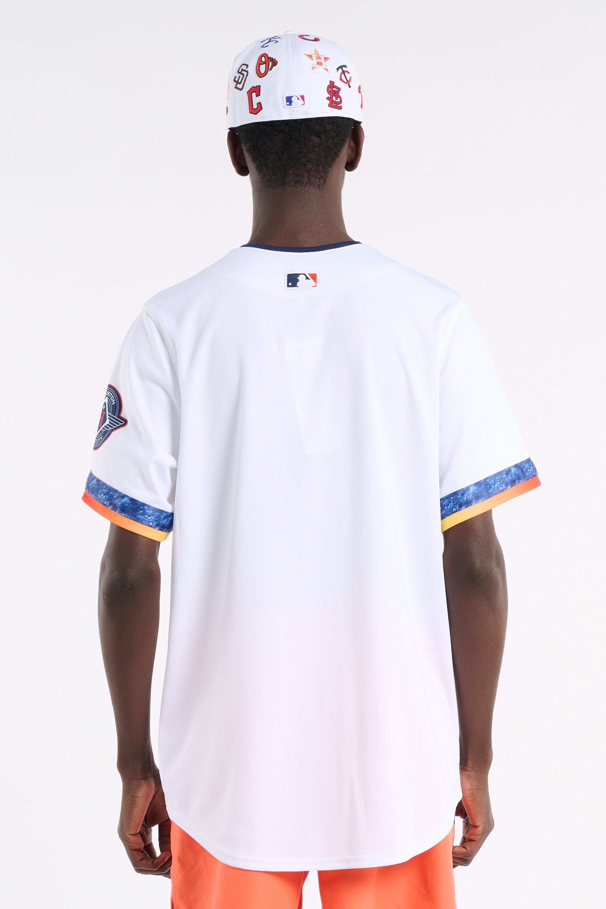 Short-sleeved printed jersey | White NIKE MLB Men