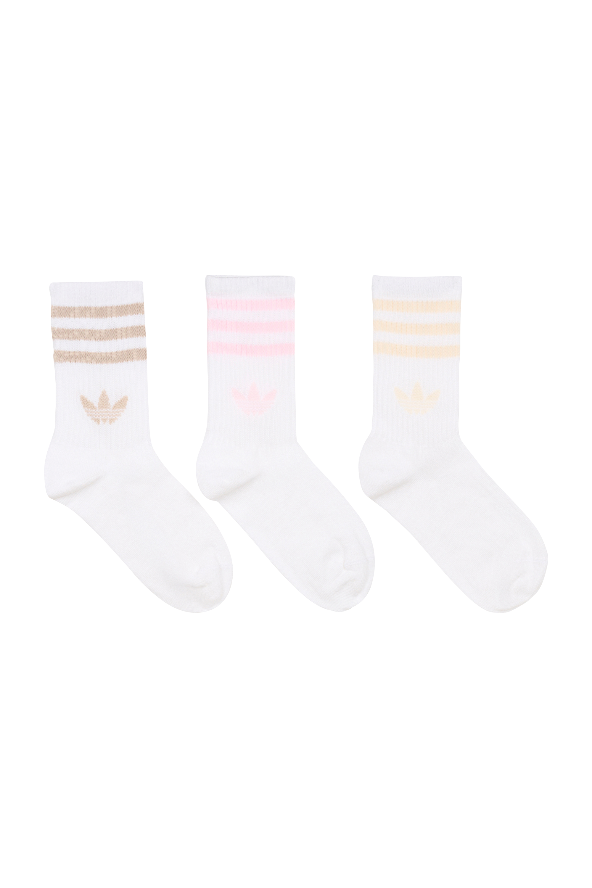 Lot de 3 paires de chaussettes ADIDAS Beige