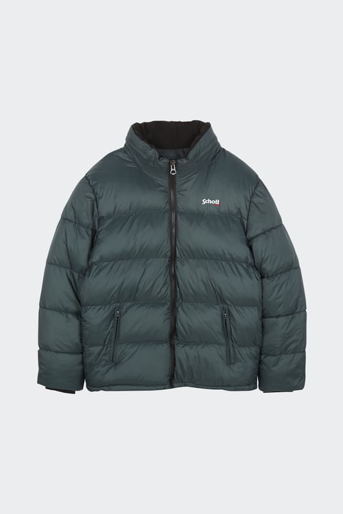 SCHOTT Puffer Jacket Green