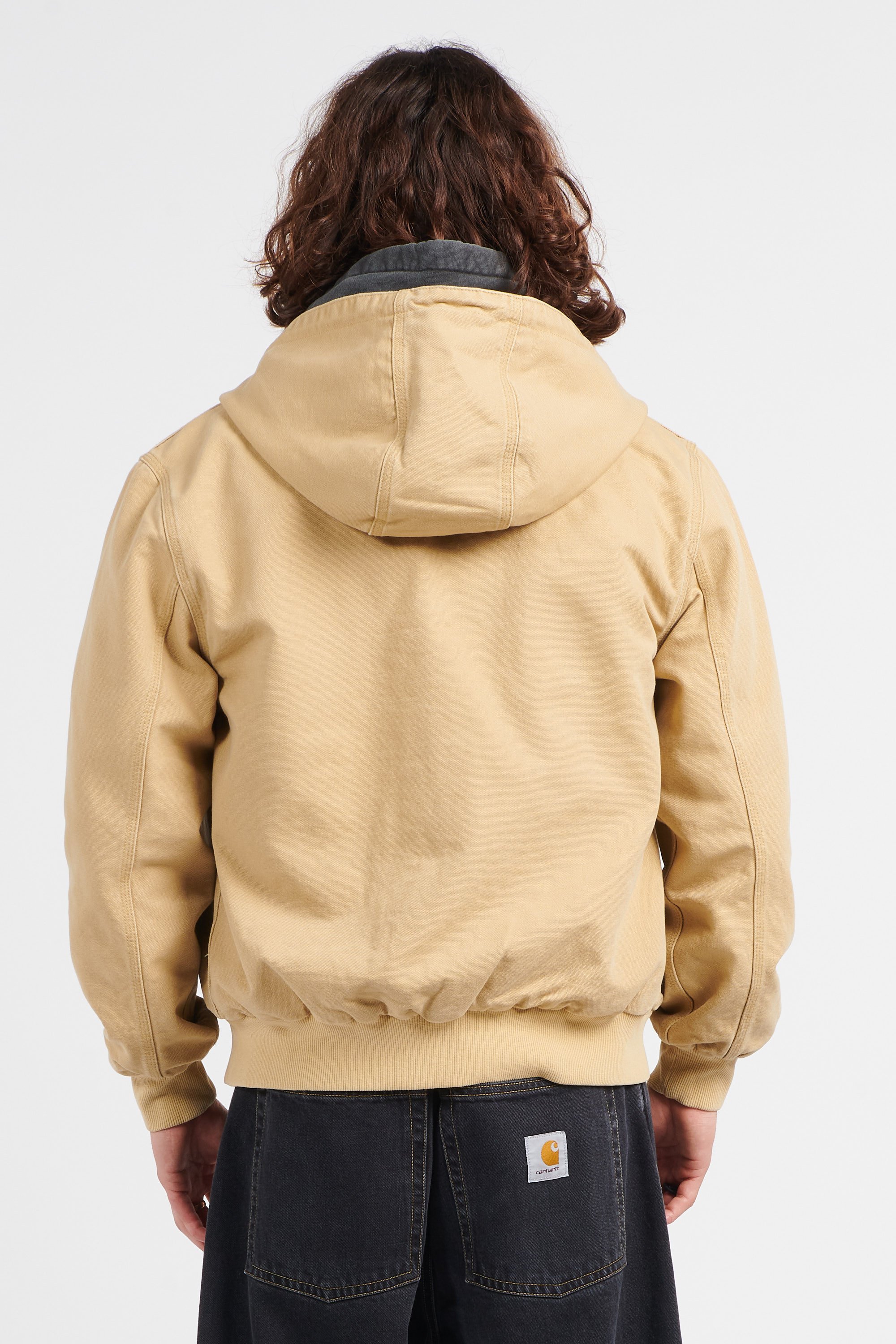 Veste Carhartt Manteau Kangourou Homme Veste Active Jacket Beige