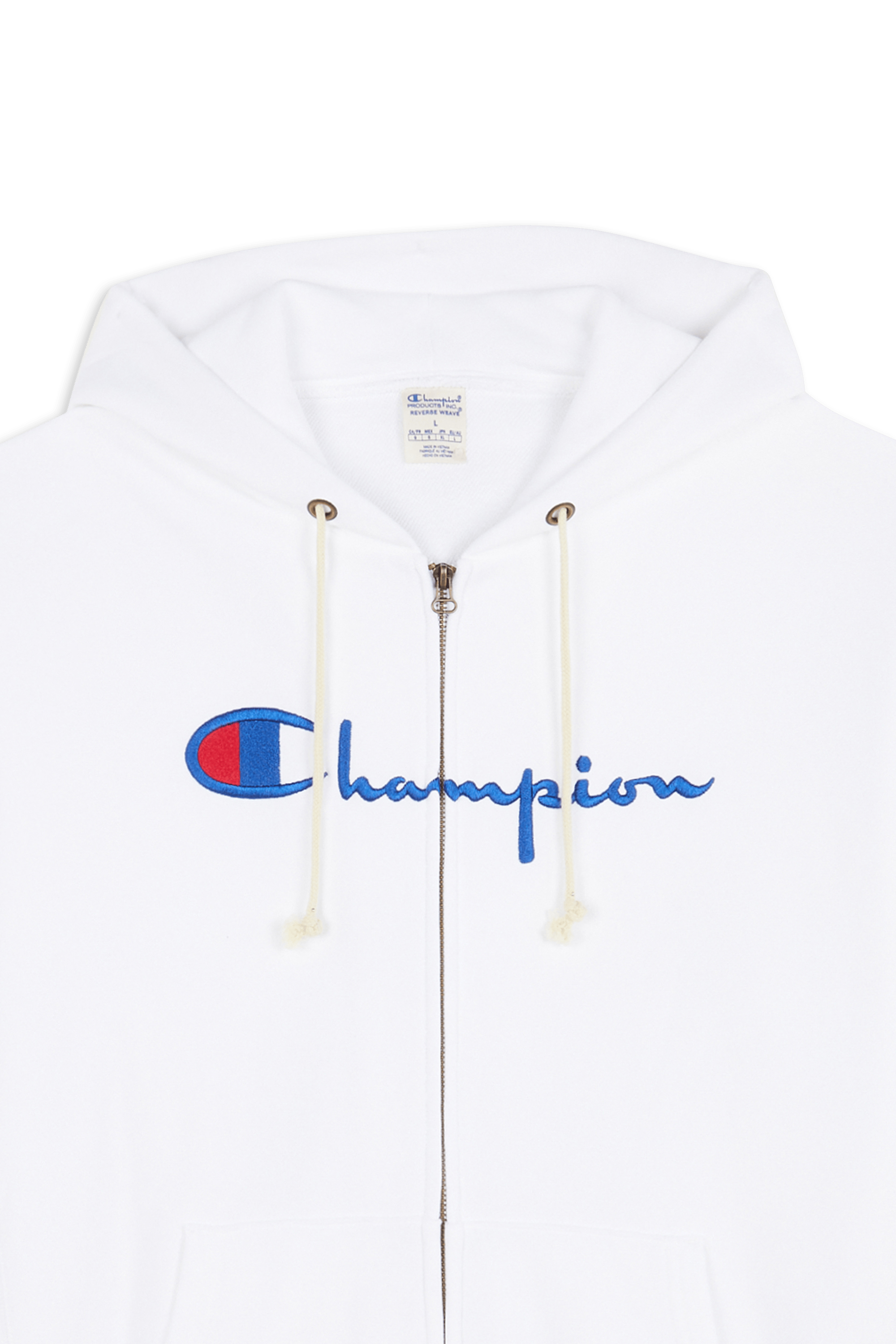 Hoodie zippé Blanc