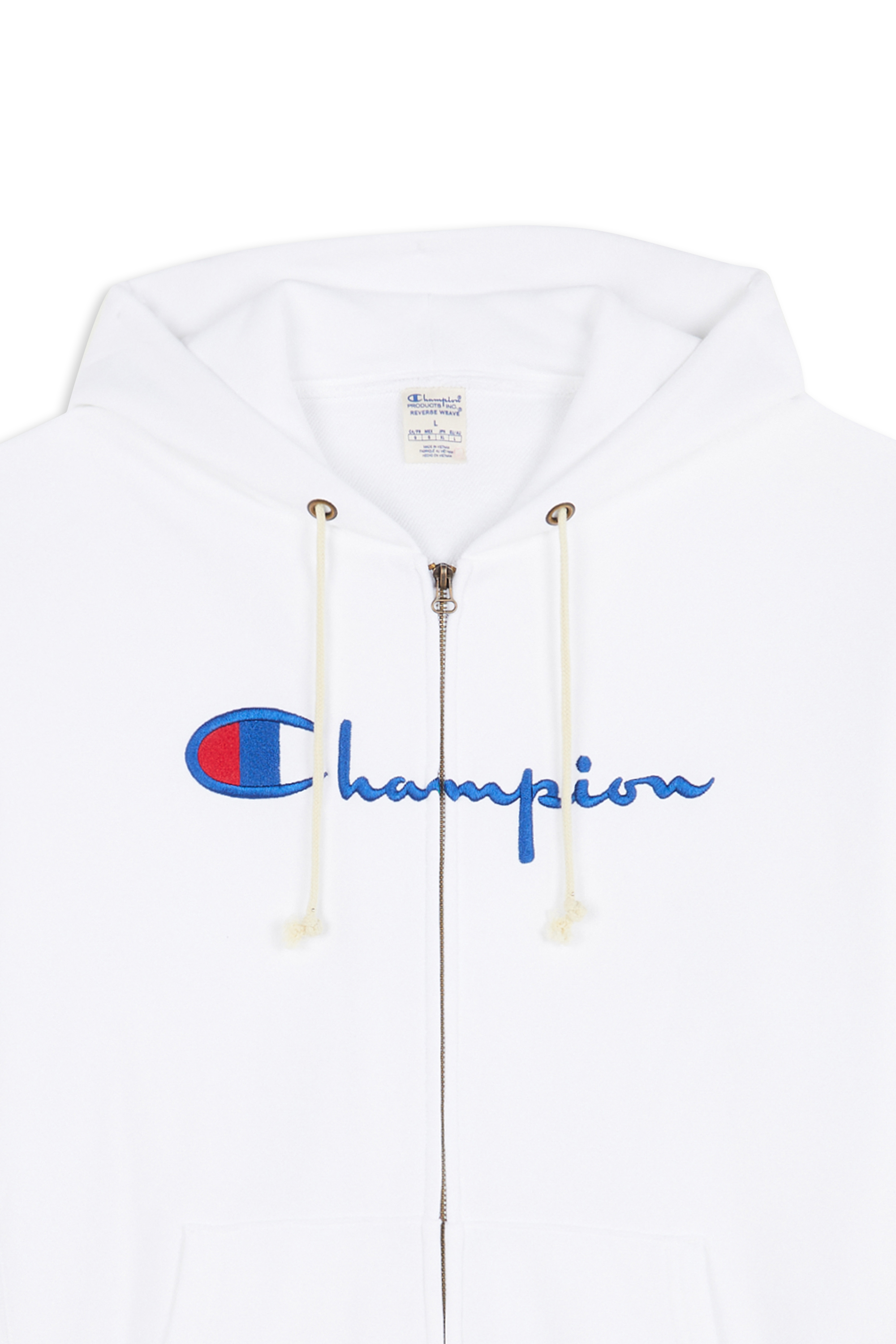 Hoodie zippé Blanc