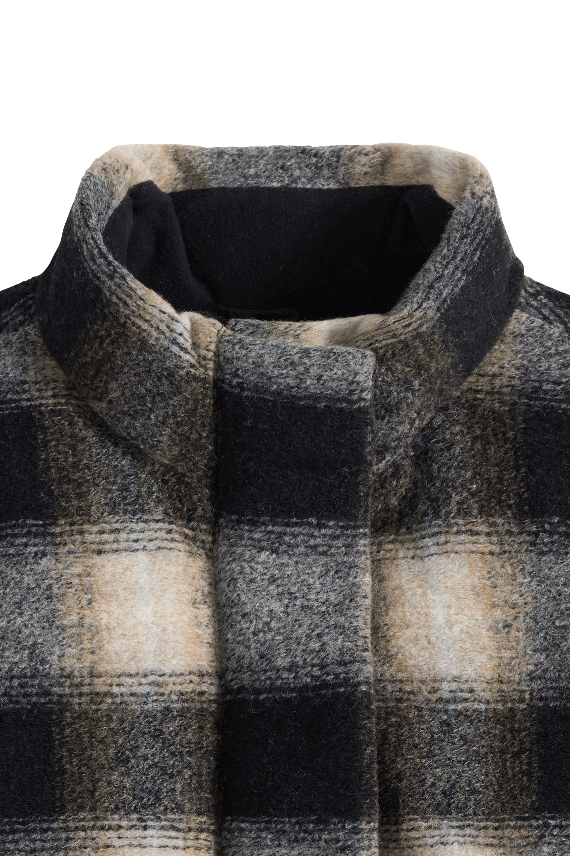 Zipped high-neck colorblock padded jacket with hood LEVI'S Multicolored
