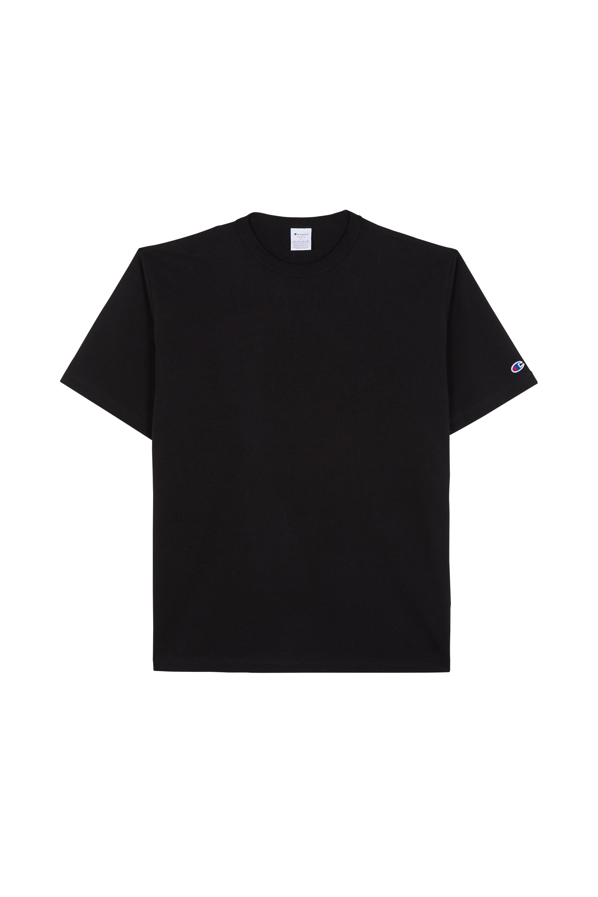 Regular-fit round-neck cotton T-shirt Multicolored