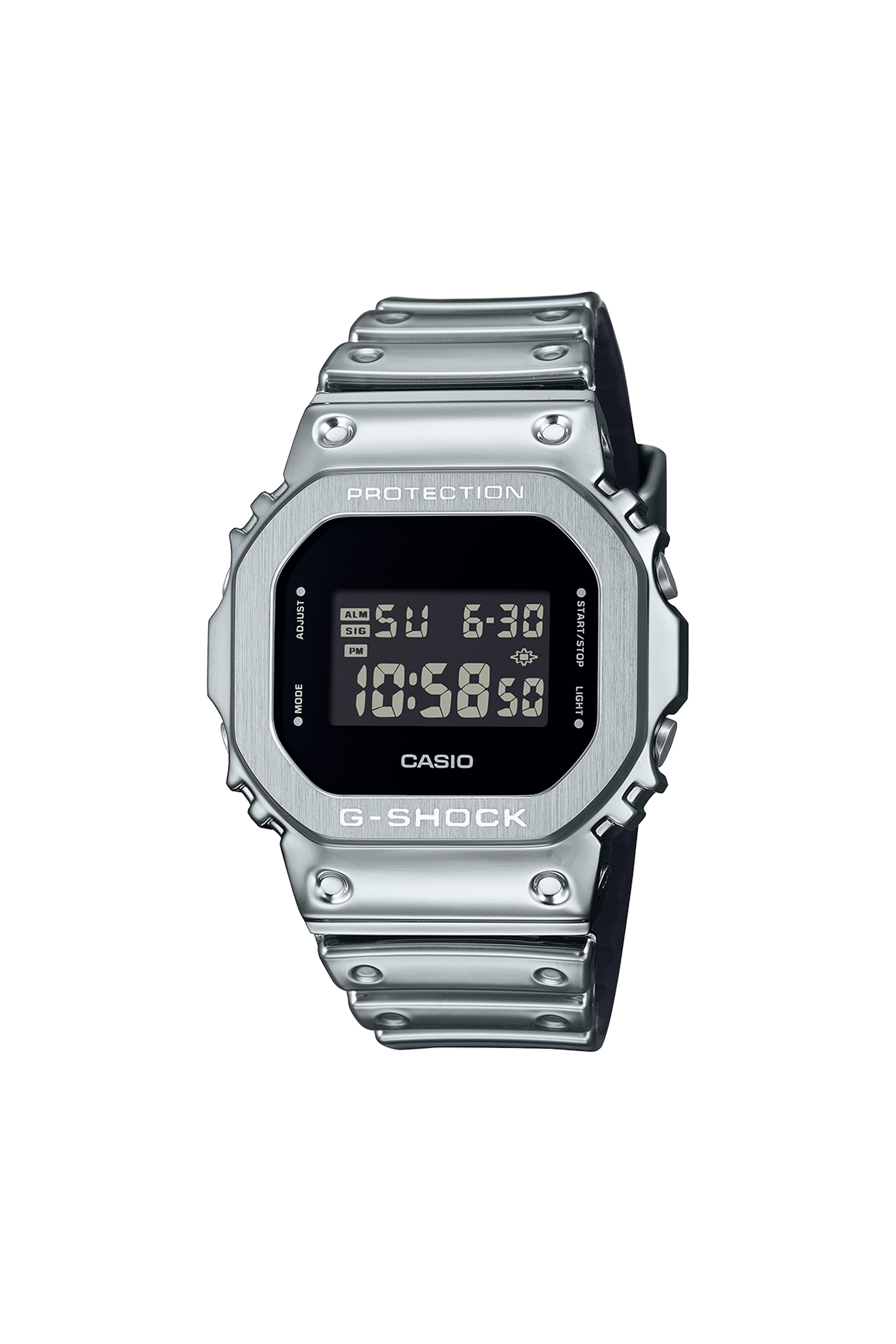 Auto-Illuminator resin watch Silver