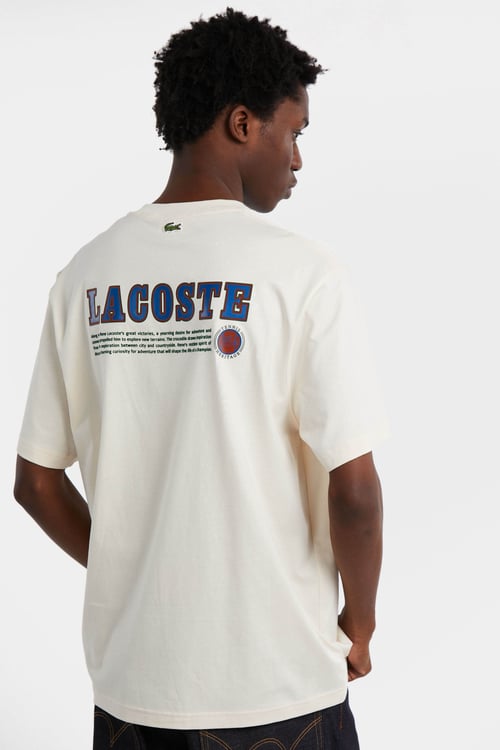 LACOSTE T-shirt Beige