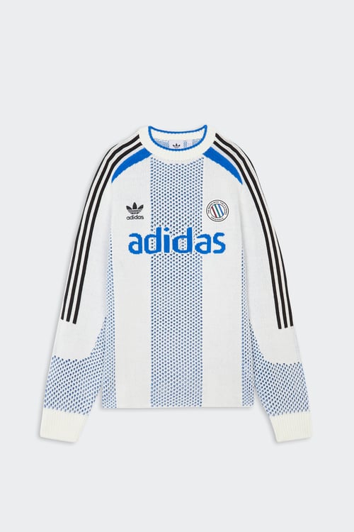 ADIDAS Pull Blanc