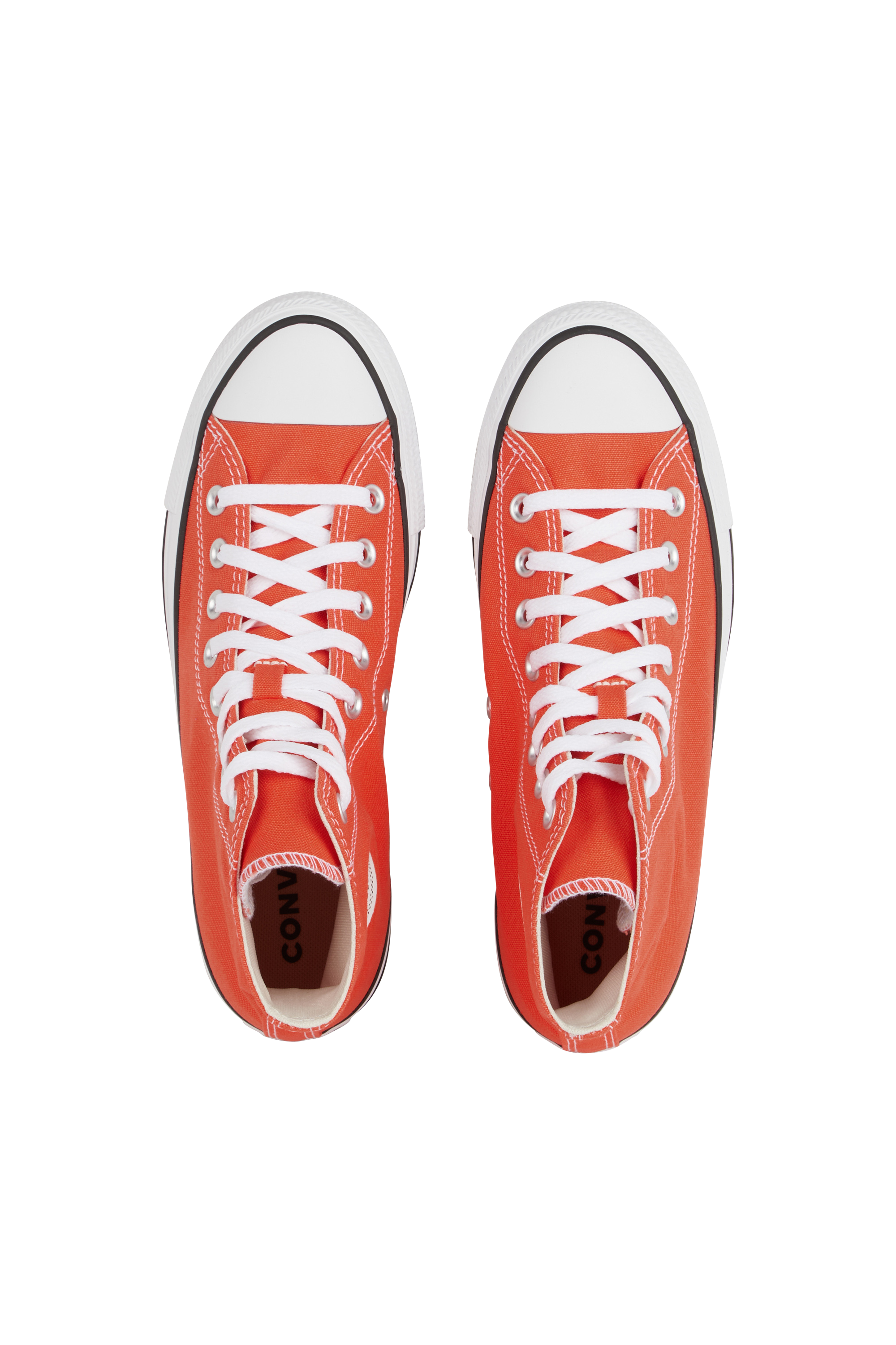 High-top sneakers Red