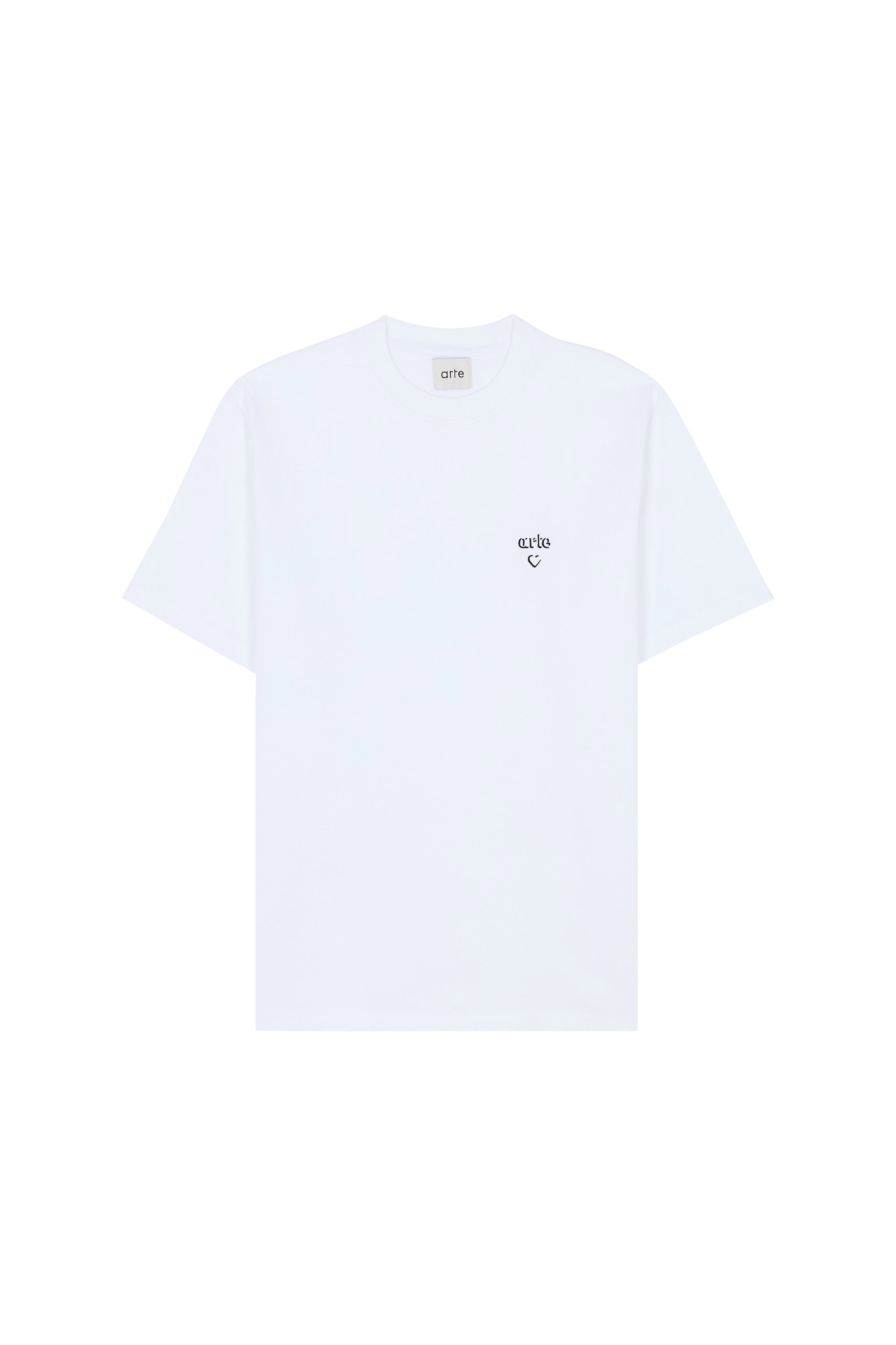 Regular-fit round-neck cotton T-shirt White