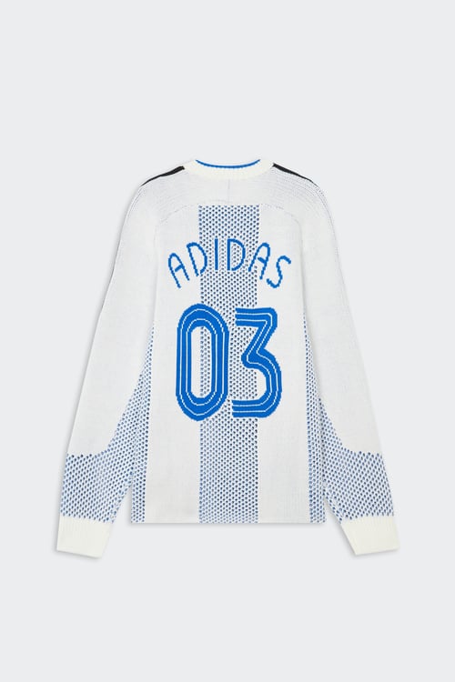 ADIDAS Pull Blanc
