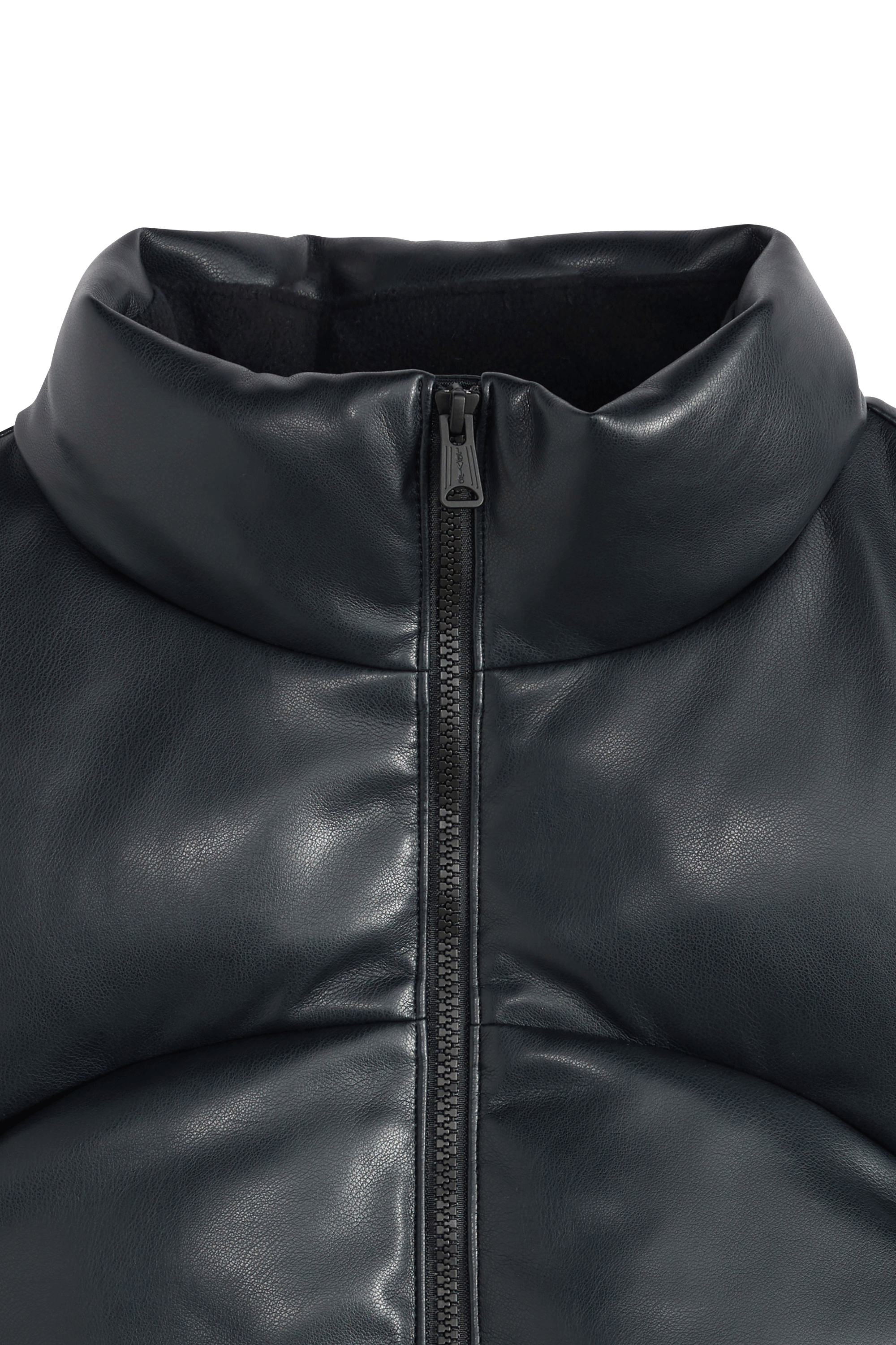Zipped high-neck colorblock padded jacket with hood LEVI'S Black