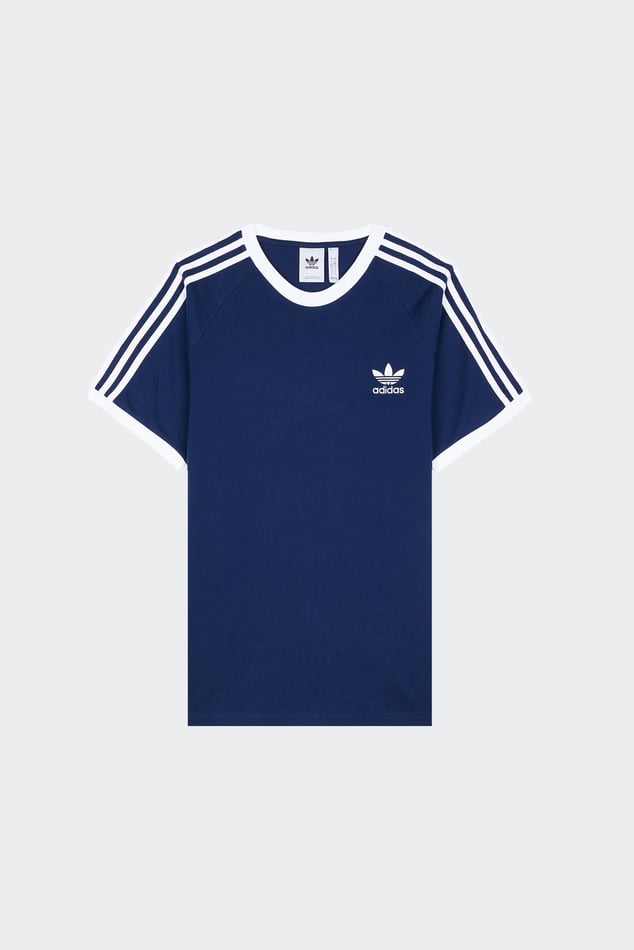 T shirt 3 stripes Bleu Adidas Homme Citadium