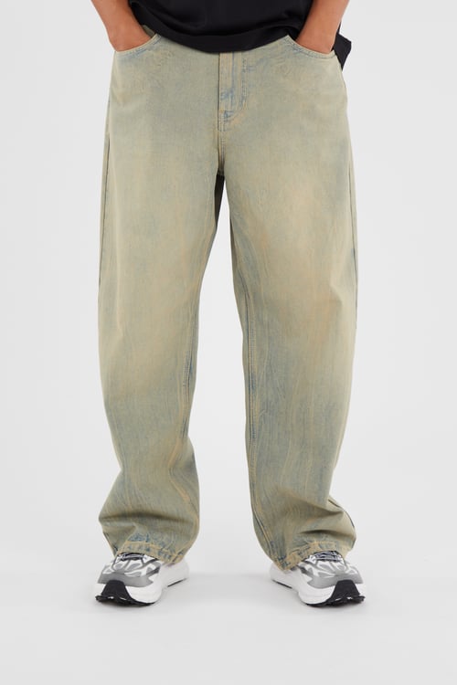LOST MANAGEMENT CITIES Jeans Khaki
