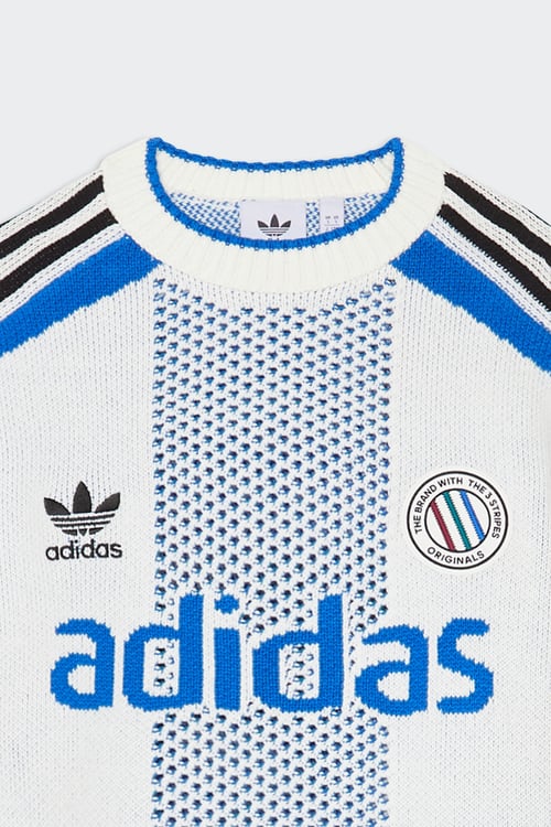 ADIDAS Pull Blanc